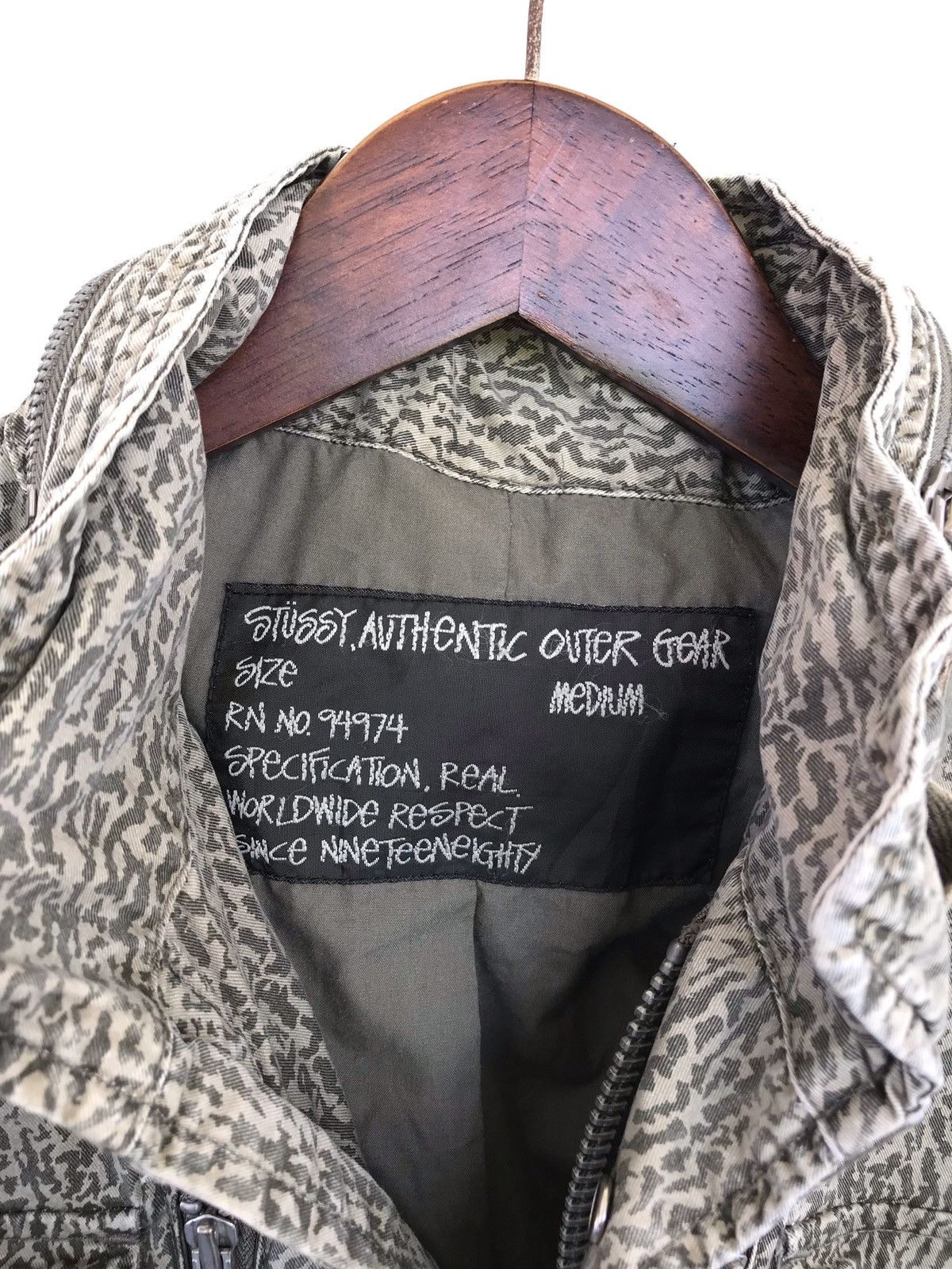 Stussy Stussy Camo Military Style Streetwear Jacket ( faded) Size US S / EU 44-46 / 1 - 2 Thumbnail