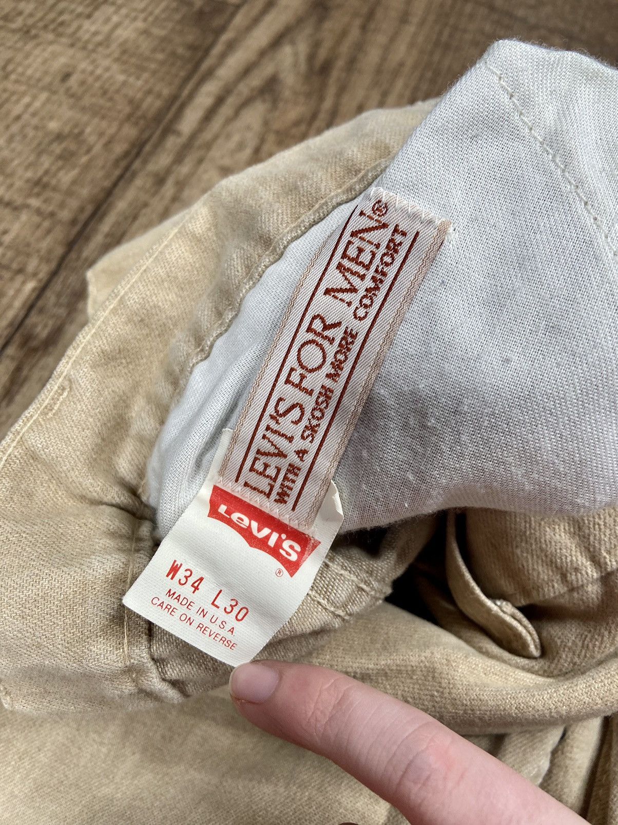 Levi's × Vintage Crazy Vintage Rare Comfortable 80’s Levi’s Soft Pants USA Size US 32 / EU 48 - 3 Thumbnail