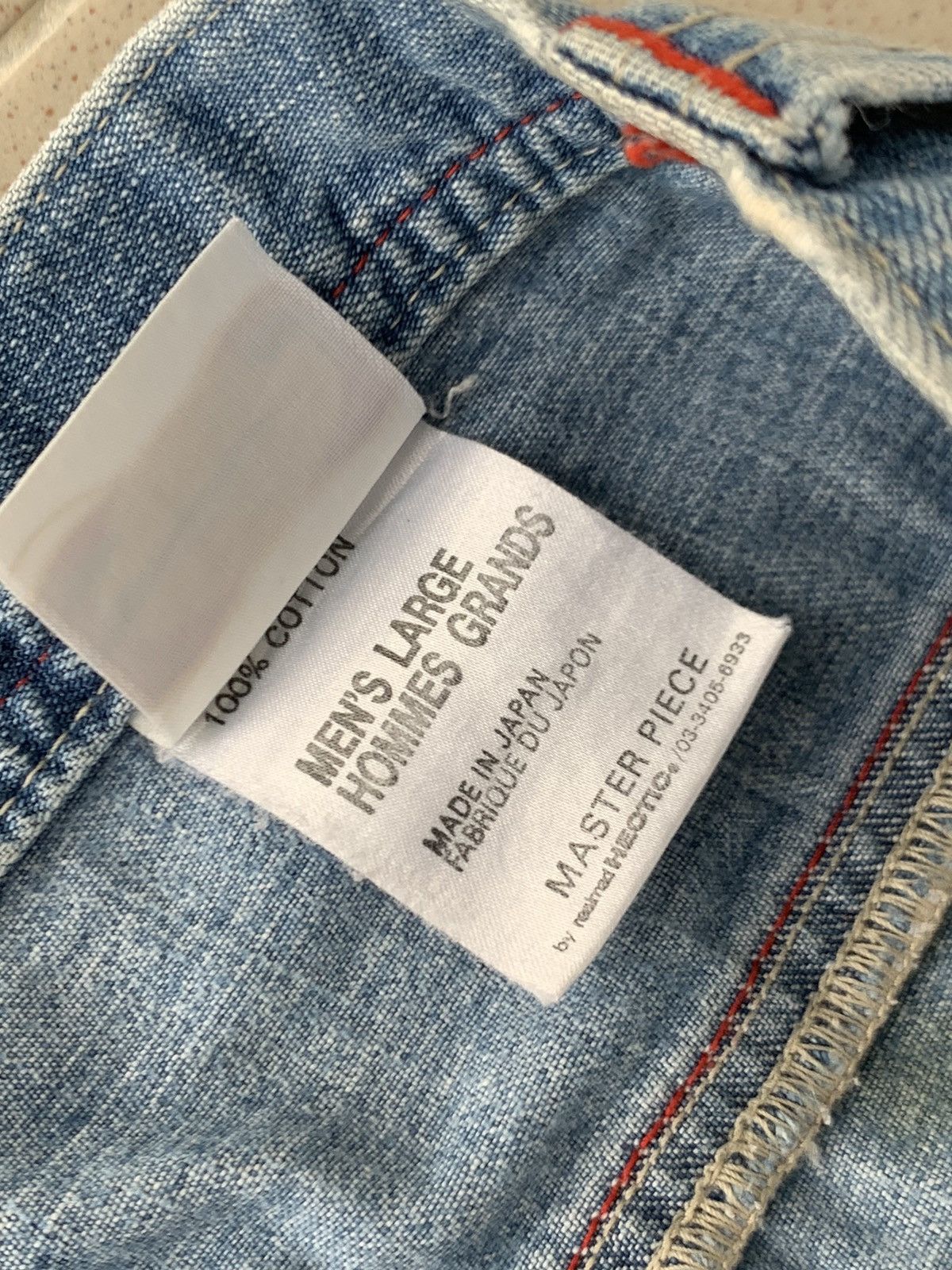 Japanese Brand Vintage Masterpiece Japan Double Knee Baggy Denim Pant Size US 34 / EU 50 - 10 Thumbnail