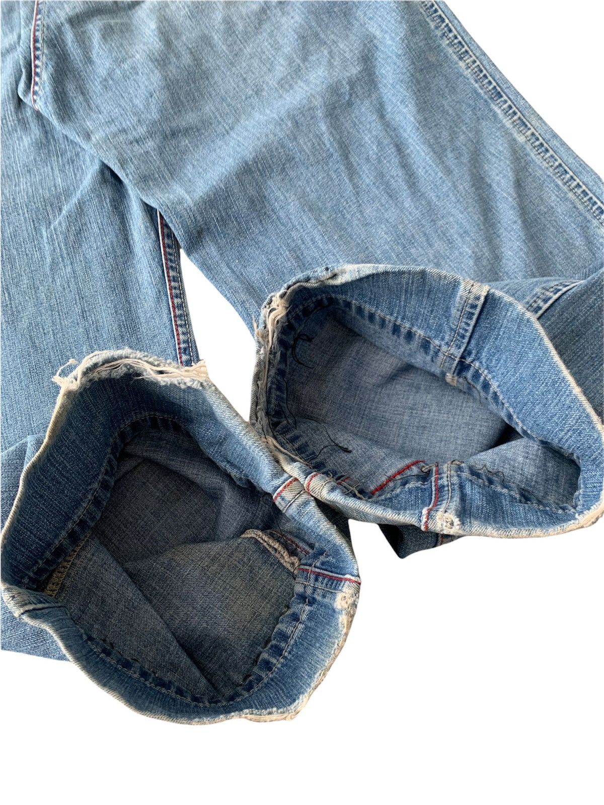 Japanese Brand Vintage Masterpiece Japan Double Knee Baggy Denim Pant Size US 34 / EU 50 - 5 Thumbnail