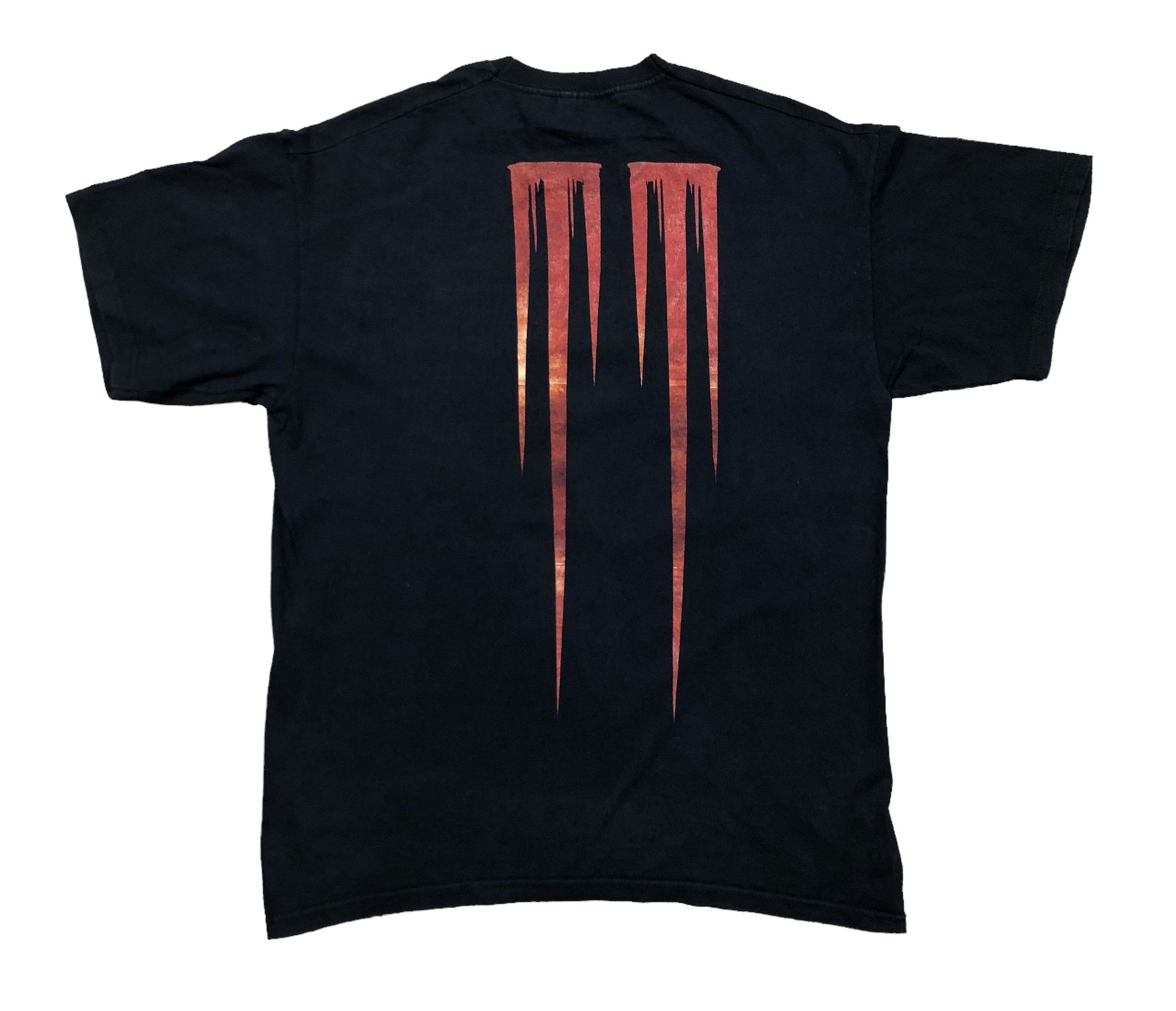 Band Tees × Vintage Vintage Marilyn Manson Shirt Jersey Tee Band Rare Y2K Drill Size US M / EU 48-50 / 2 - 2 Thumbnail
