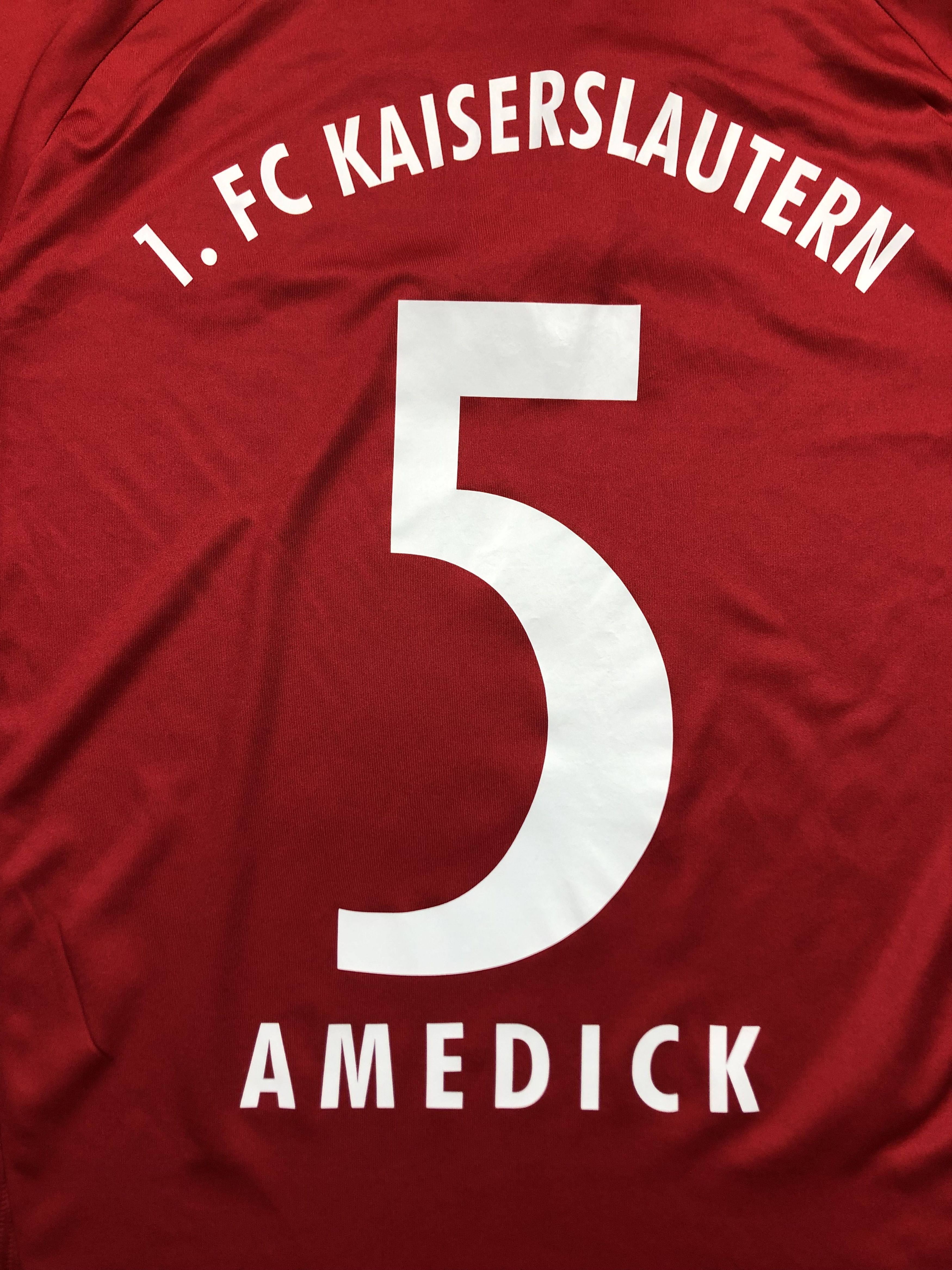 Vintage 1.FC Kaiserslautern Football Shirt 2010 #5 Amedick Tee Y2K Size US S / EU 44-46 / 1 - 11 Thumbnail
