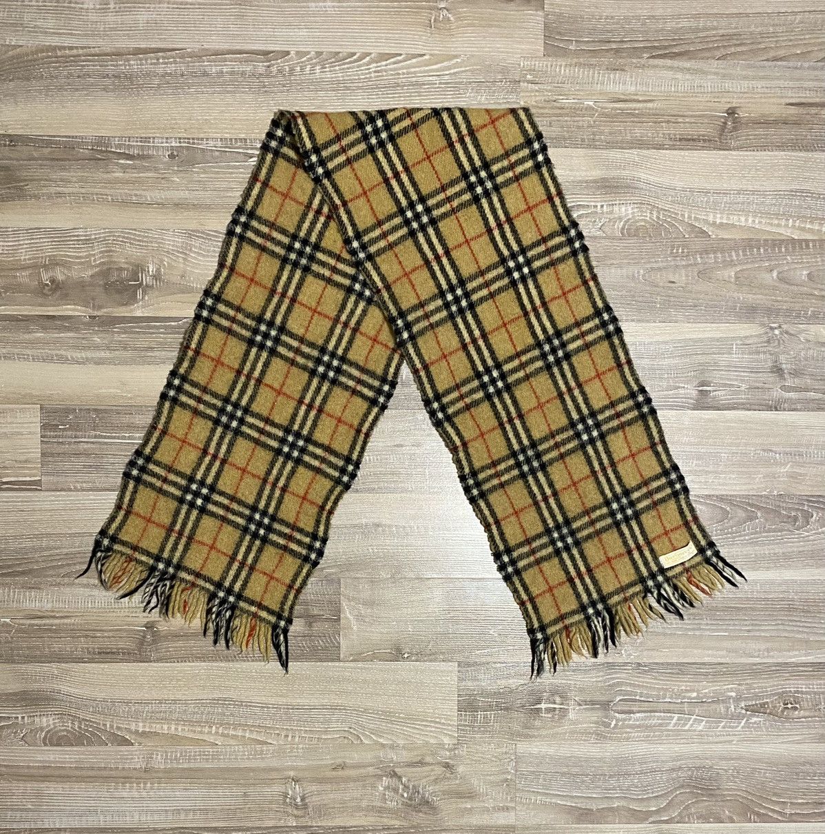Burberry Burberry wool scarf vintage 90s Size ONE SIZE - 1 Thumbnail