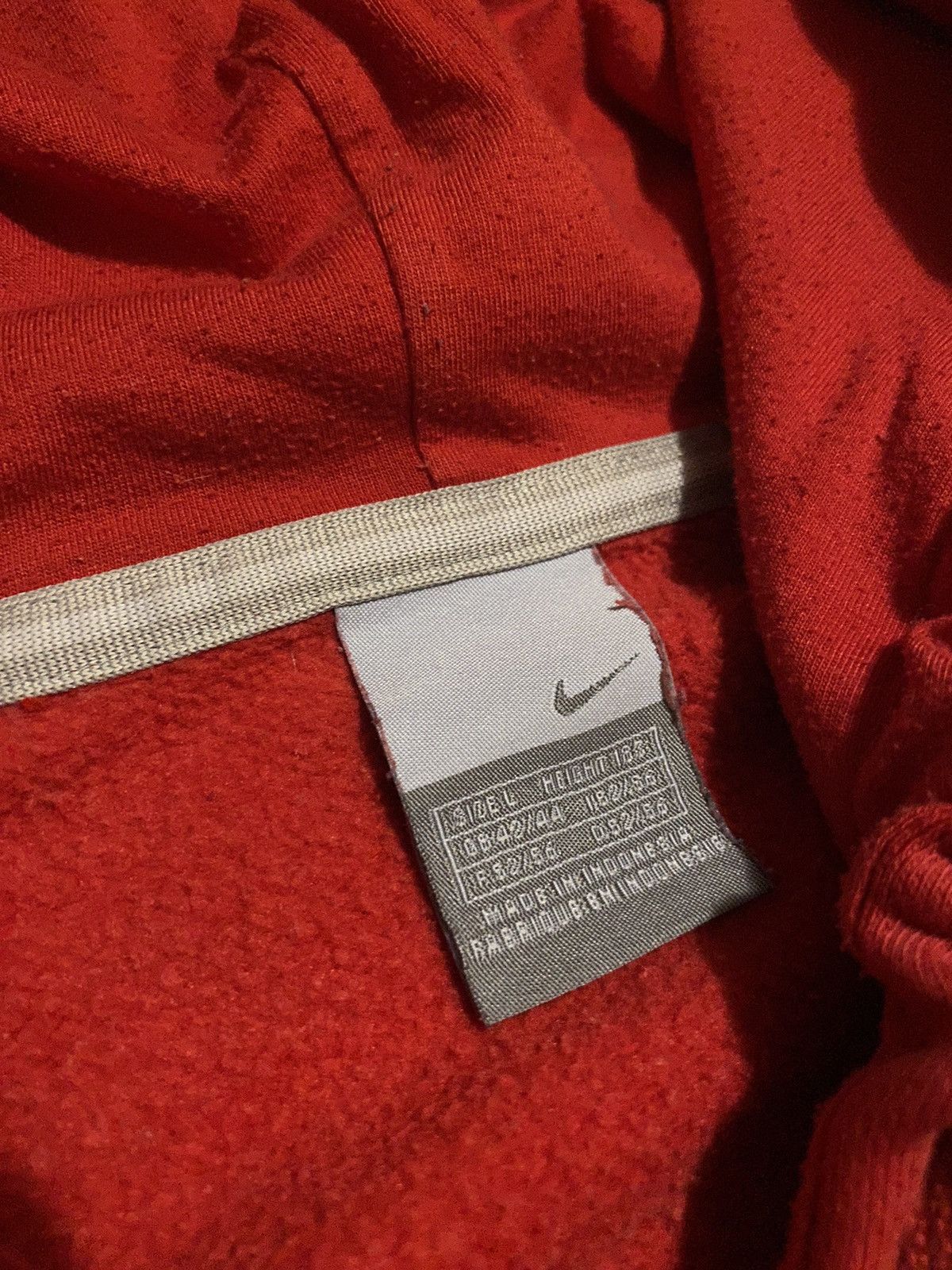 Nike Nike 90s hoodie vintage Rare big logo Size US L / EU 52-54 / 3 - 4 Thumbnail