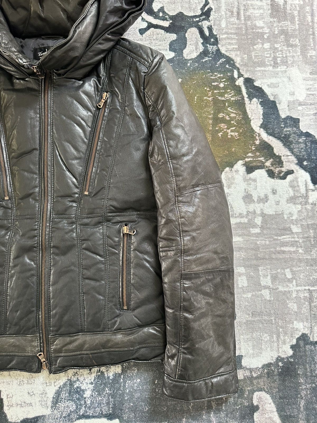 Tornado Mart 00s Tornado Mart multi zippers Astro leather jacket Size US M / EU 48-50 / 2 - 3 Thumbnail