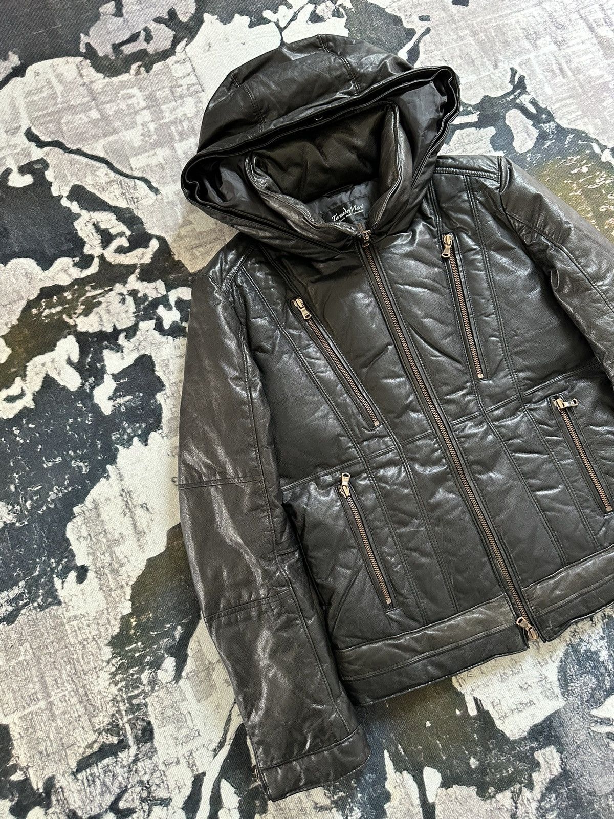 Tornado Mart 00s Tornado Mart multi zippers Astro leather jacket Size US M / EU 48-50 / 2 - 4 Thumbnail