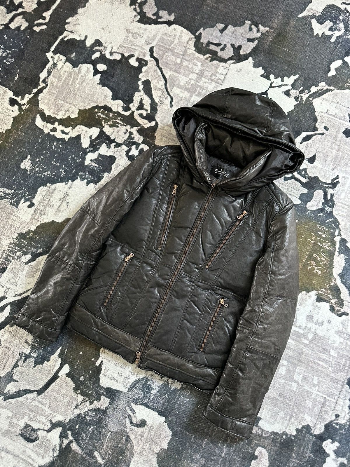 Tornado Mart 00s Tornado Mart multi zippers Astro leather jacket Size US M / EU 48-50 / 2 - 2 Thumbnail