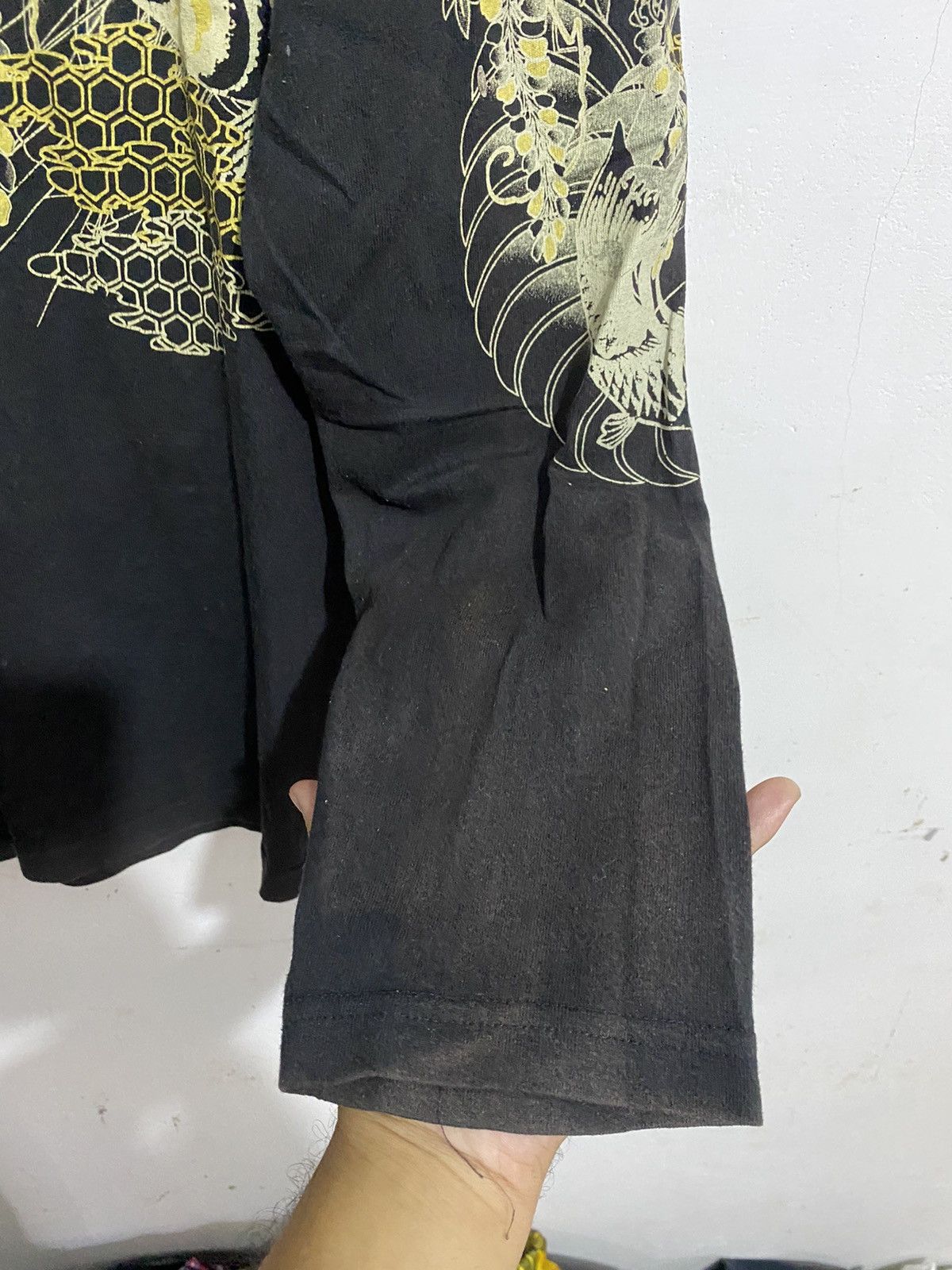 20471120 🖤BLACKFRIDAY🖤Japanese Traditional Satan&Koi Fish Longsleeve Size US L / EU 52-54 / 3 - 13 Thumbnail