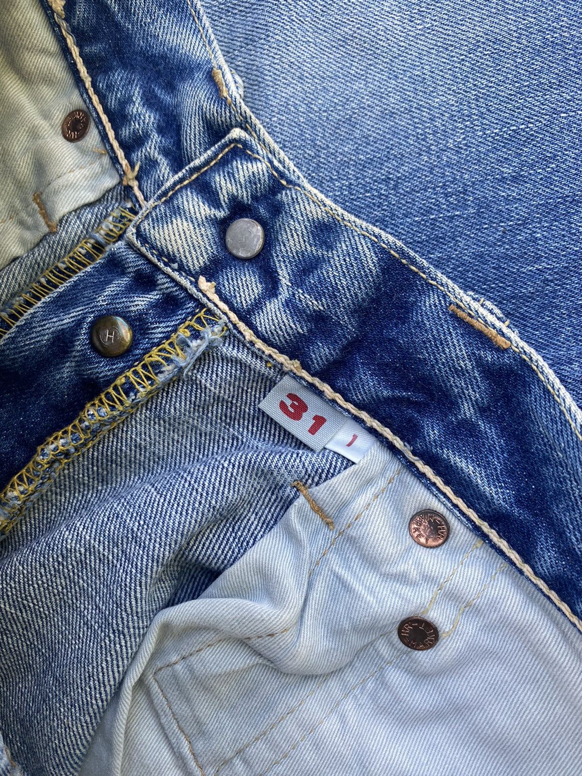Blue Blue Japan 🖤BLACKFRIDAY🖤Blue Blue Japan Denim Jeans Size US 31 - 9 Thumbnail