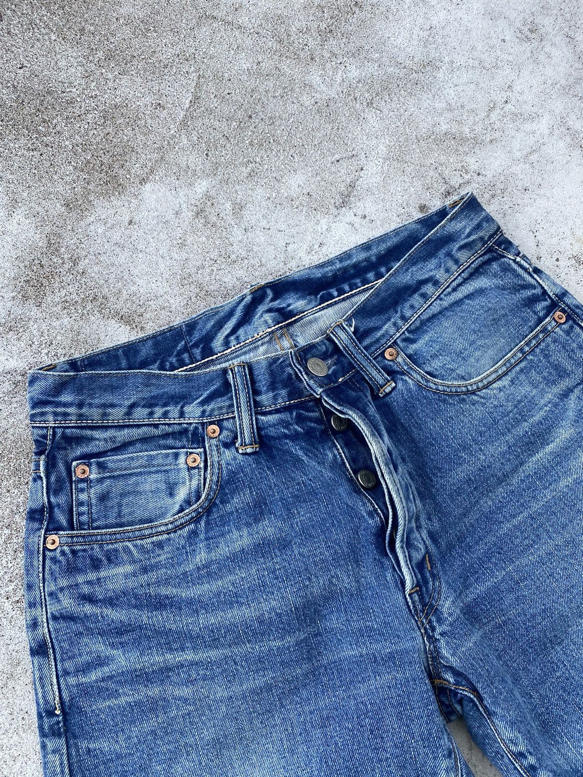 Blue Blue Japan 🖤BLACKFRIDAY🖤Blue Blue Japan Denim Jeans Size US 31 - 4 Thumbnail