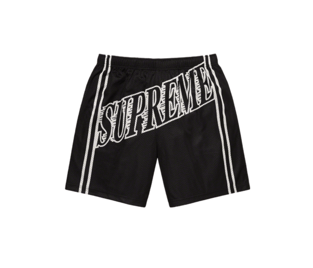 Image of Hypebeast x Supreme Slap Shot Mesh Short Black • Xxl, Men's (Size 38)