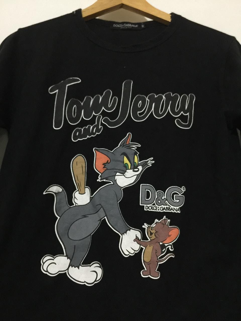 Dolce & Gabbana × Vintage 💸BINDINGOFFER💸Dolce & Gabbana Tom and Jerry Size US S / EU 44-46 / 1 - 2 Thumbnail