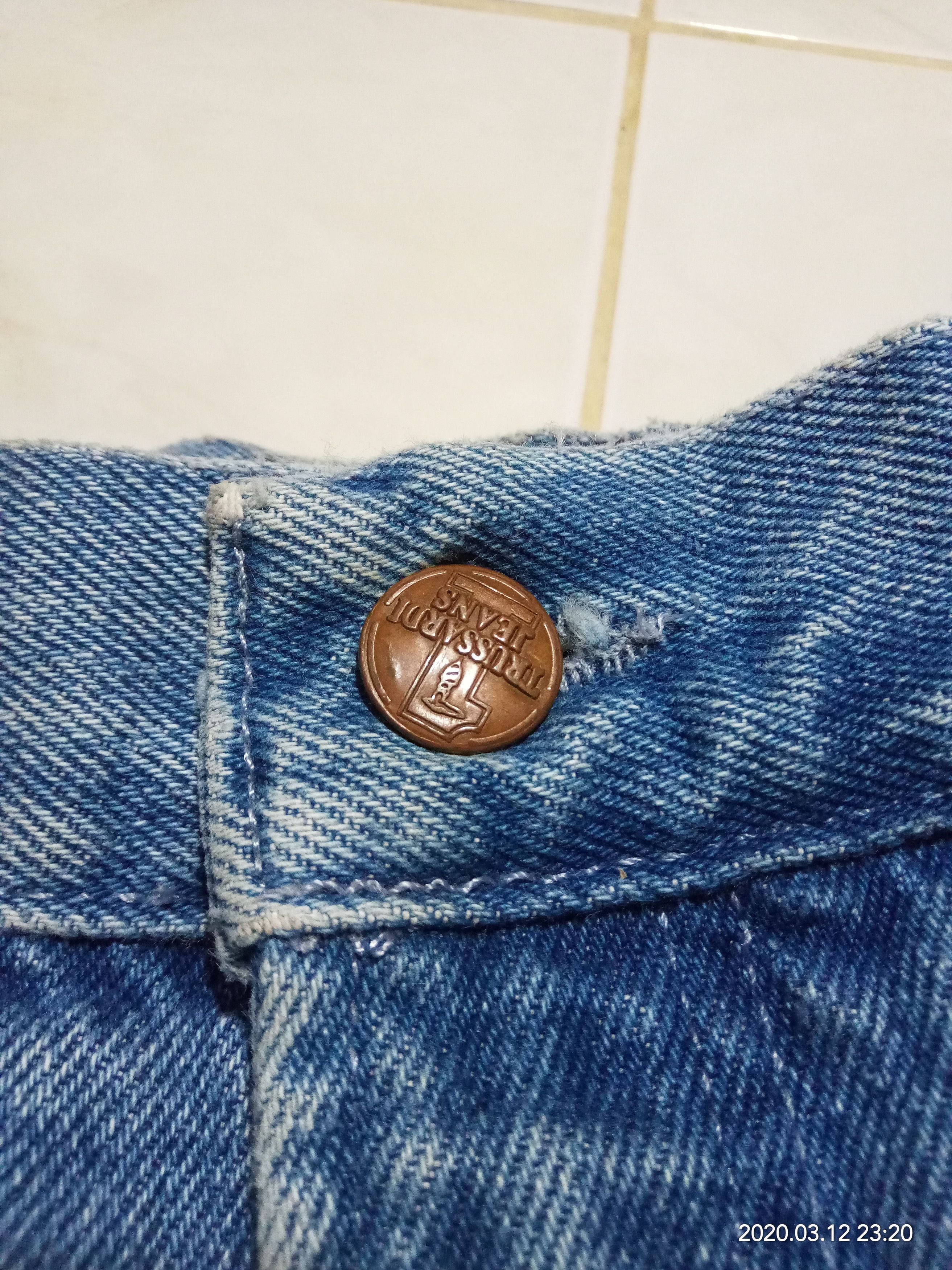 Trussardi 90s Trussardi Jeans DISTRESSED street fashion grunge Size US 30 / EU 46 - 4 Thumbnail