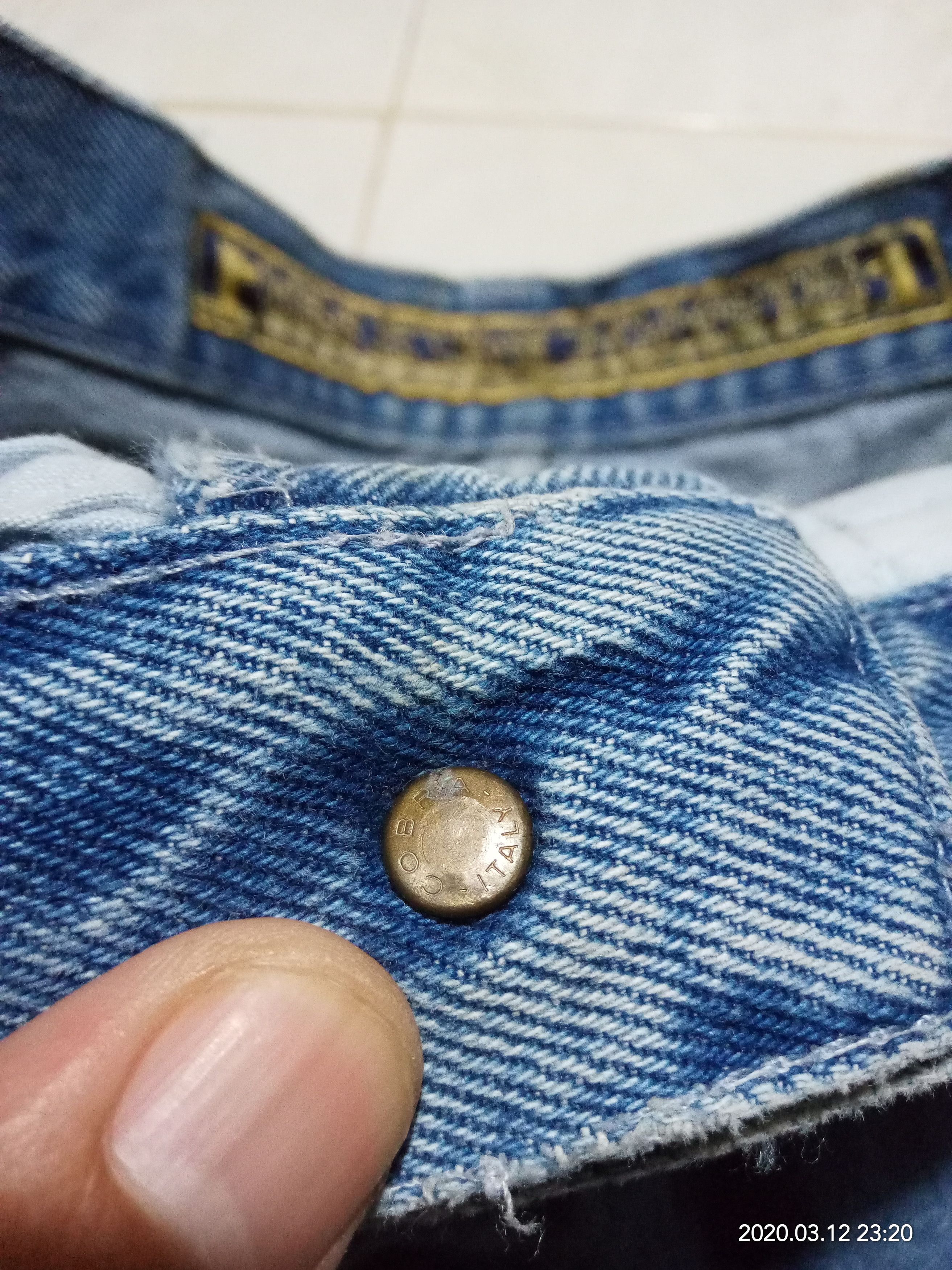 Trussardi 90s Trussardi Jeans DISTRESSED street fashion grunge Size US 30 / EU 46 - 6 Thumbnail