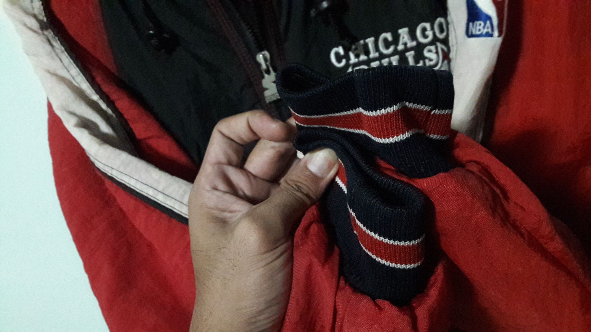 NBA Vintage Chicago bulls x Starter Distressed stains Sportwear Size US M / EU 48-50 / 2 - 6 Thumbnail