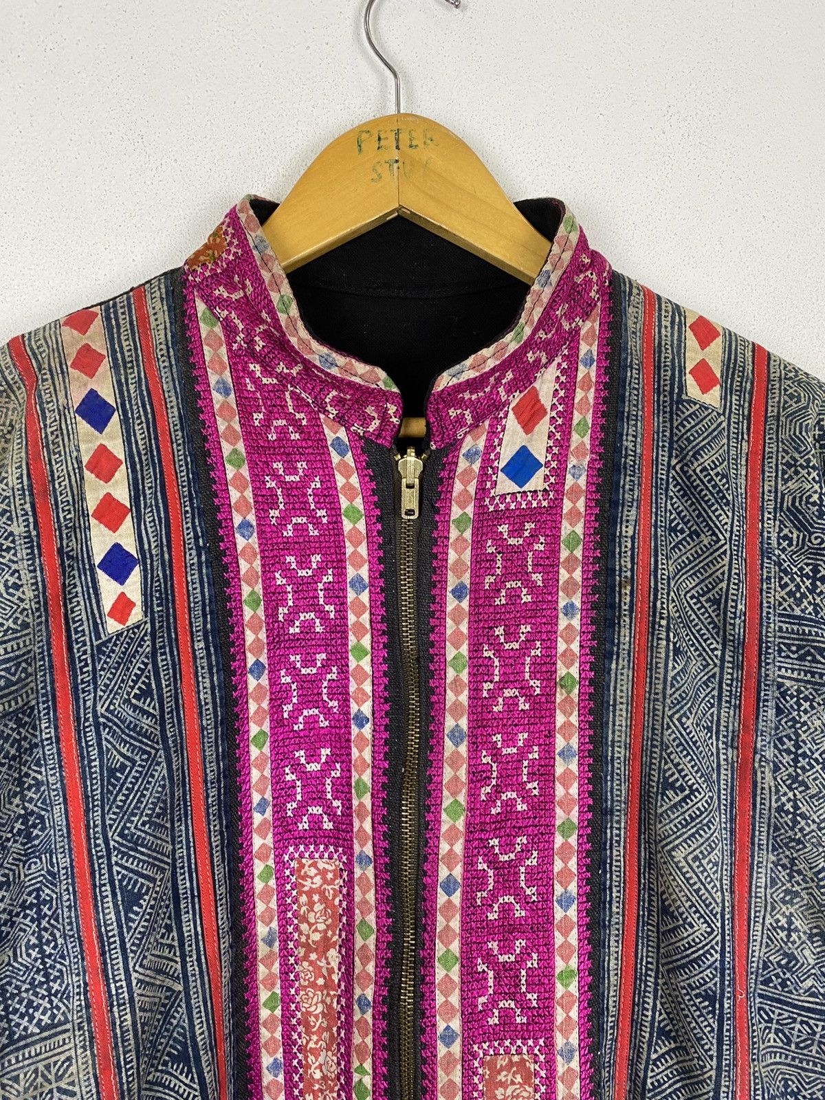 Indigo × Japanese Brand × Vintage VINTAGE HMONG JACKET INDIGO BATIK DUSTER INSPIRED KAPITAL Size US L / EU 52-54 / 3 - 6 Thumbnail