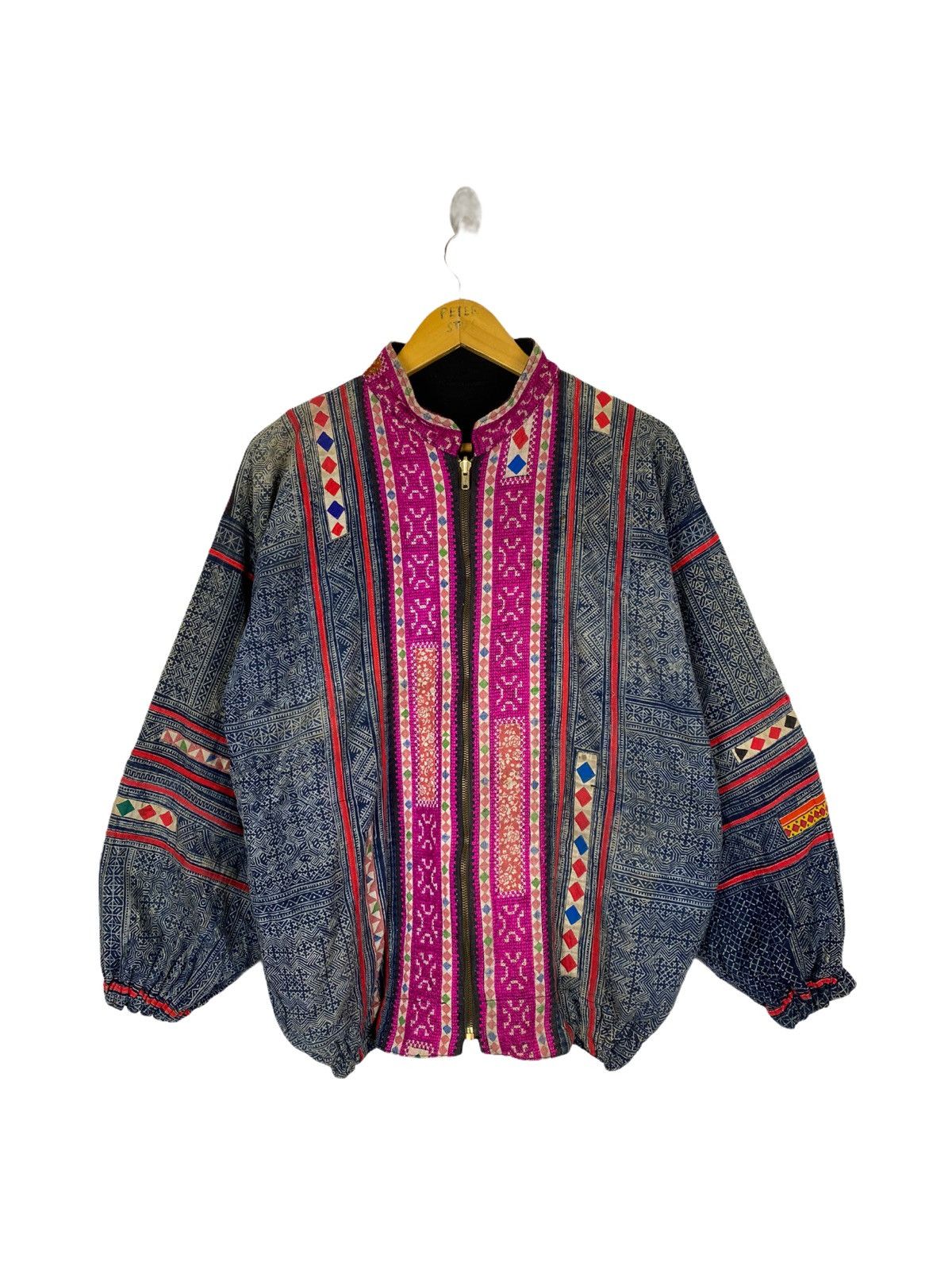 Indigo × Japanese Brand × Vintage VINTAGE HMONG JACKET INDIGO BATIK DUSTER INSPIRED KAPITAL Size US L / EU 52-54 / 3 - 1 Thumbnail