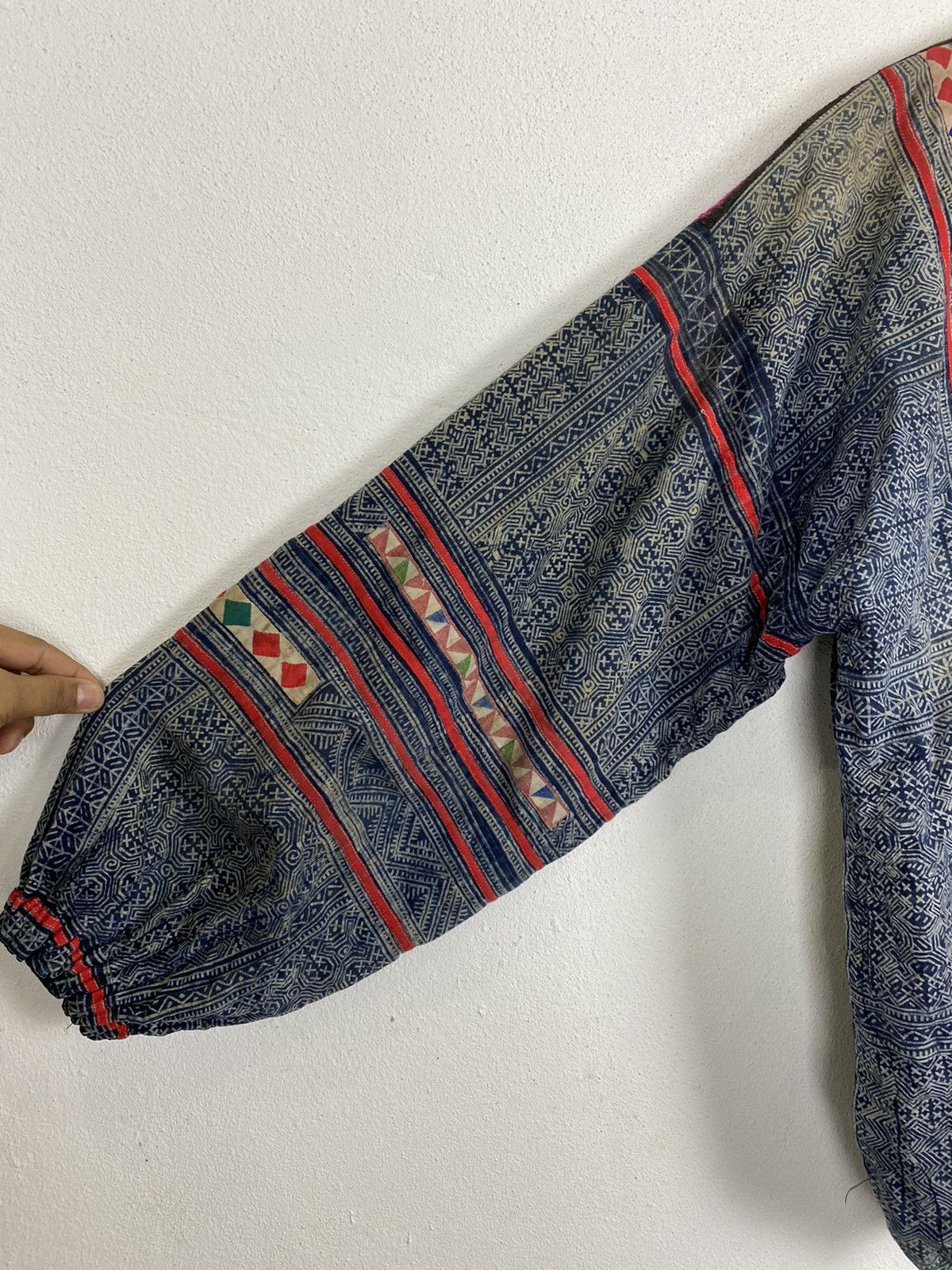 Indigo × Japanese Brand × Vintage VINTAGE HMONG JACKET INDIGO BATIK DUSTER INSPIRED KAPITAL Size US L / EU 52-54 / 3 - 9 Thumbnail