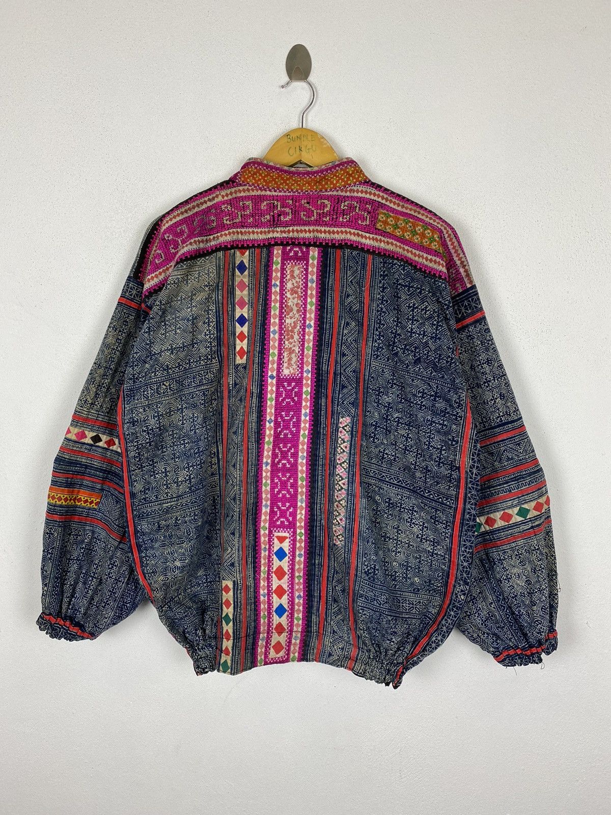 Indigo × Japanese Brand × Vintage VINTAGE HMONG JACKET INDIGO BATIK DUSTER INSPIRED KAPITAL Size US L / EU 52-54 / 3 - 3 Thumbnail