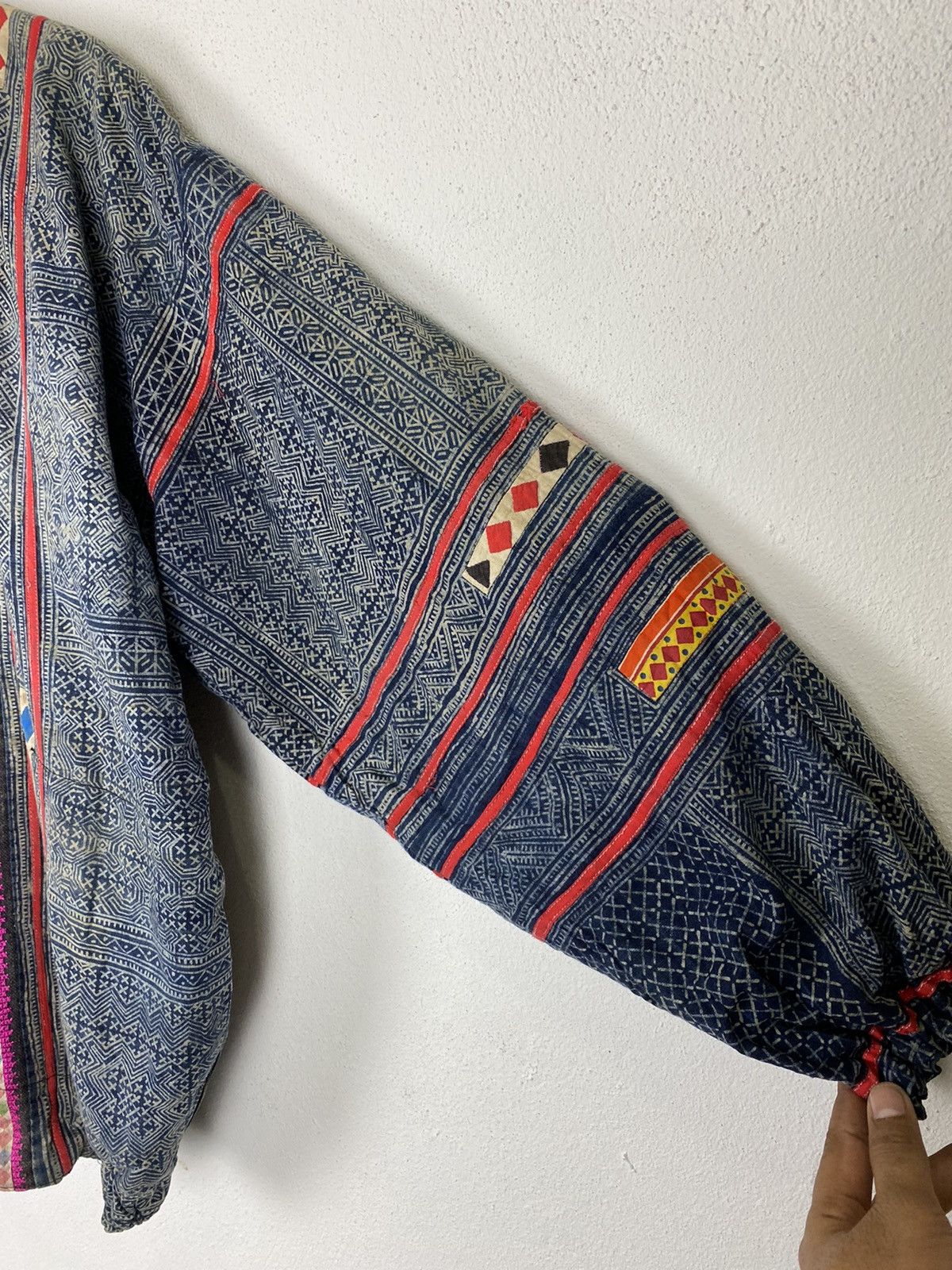Indigo × Japanese Brand × Vintage VINTAGE HMONG JACKET INDIGO BATIK DUSTER INSPIRED KAPITAL Size US L / EU 52-54 / 3 - 10 Thumbnail