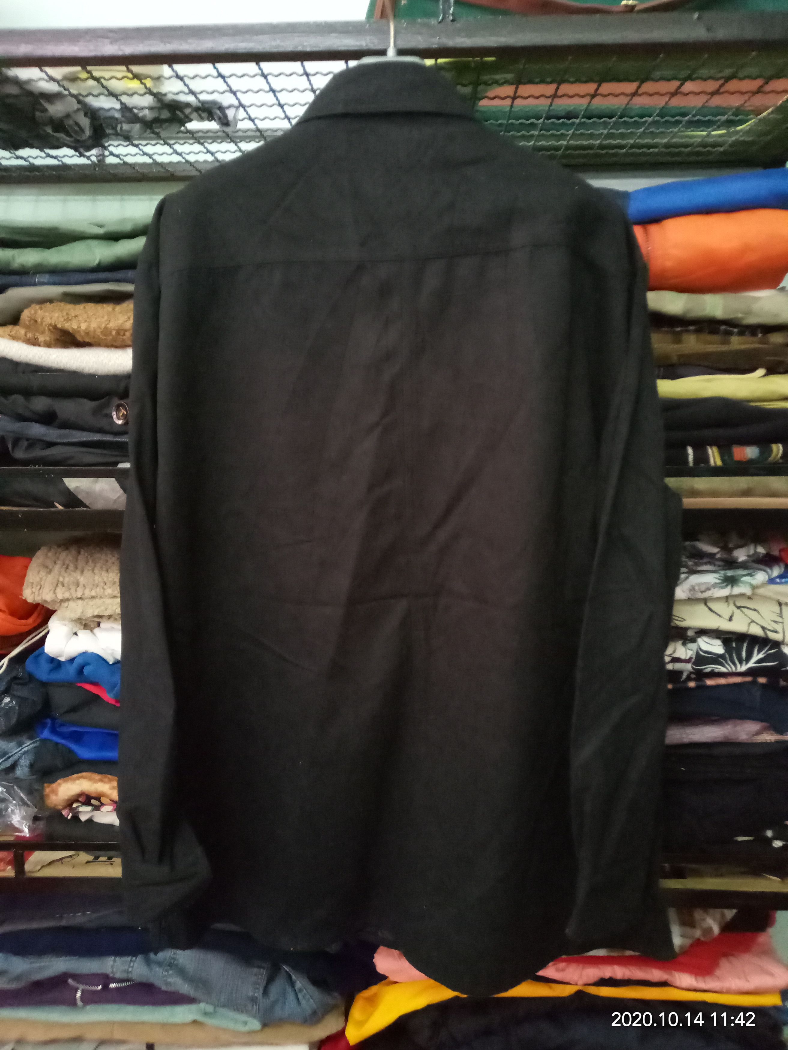 Levi's Levis double pockets Jacket Shirt Black menswear coat type Size US XL / EU 56 / 4 - 7 Thumbnail