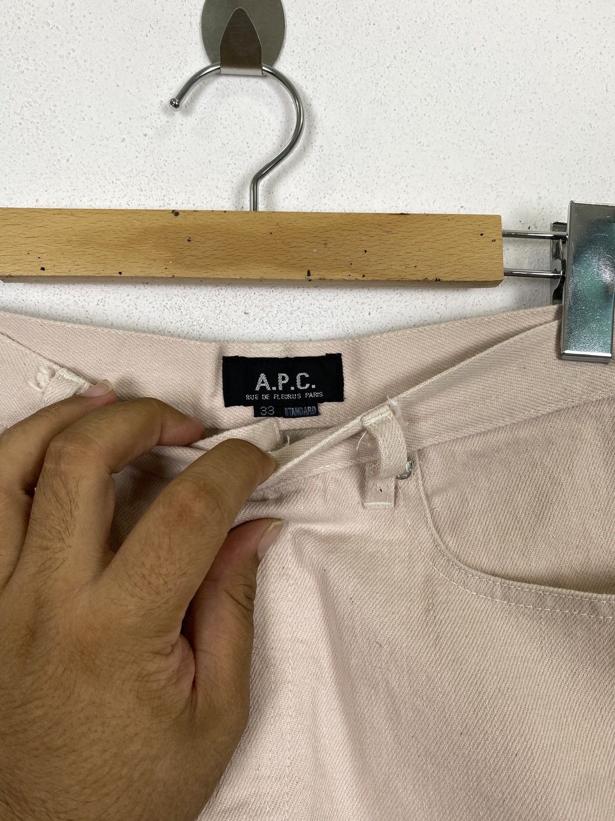 A.P.C. × Designer × Japanese Brand A.P.C. RUE DE FLEURUS PARIS DENIM SHORT PANT Size US 33 - 4 Thumbnail