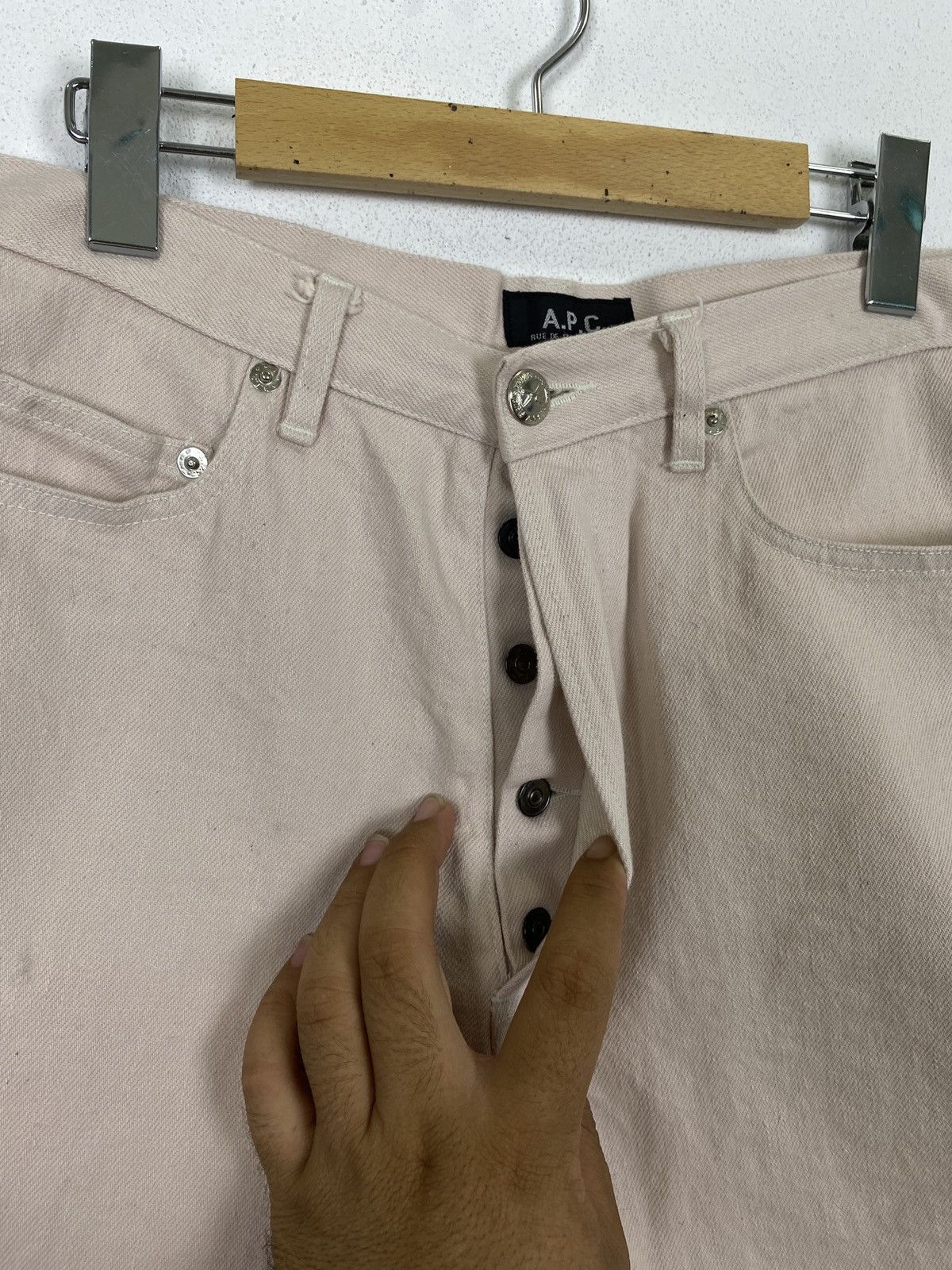 A.P.C. × Designer × Japanese Brand A.P.C. RUE DE FLEURUS PARIS DENIM SHORT PANT Size US 33 - 5 Thumbnail