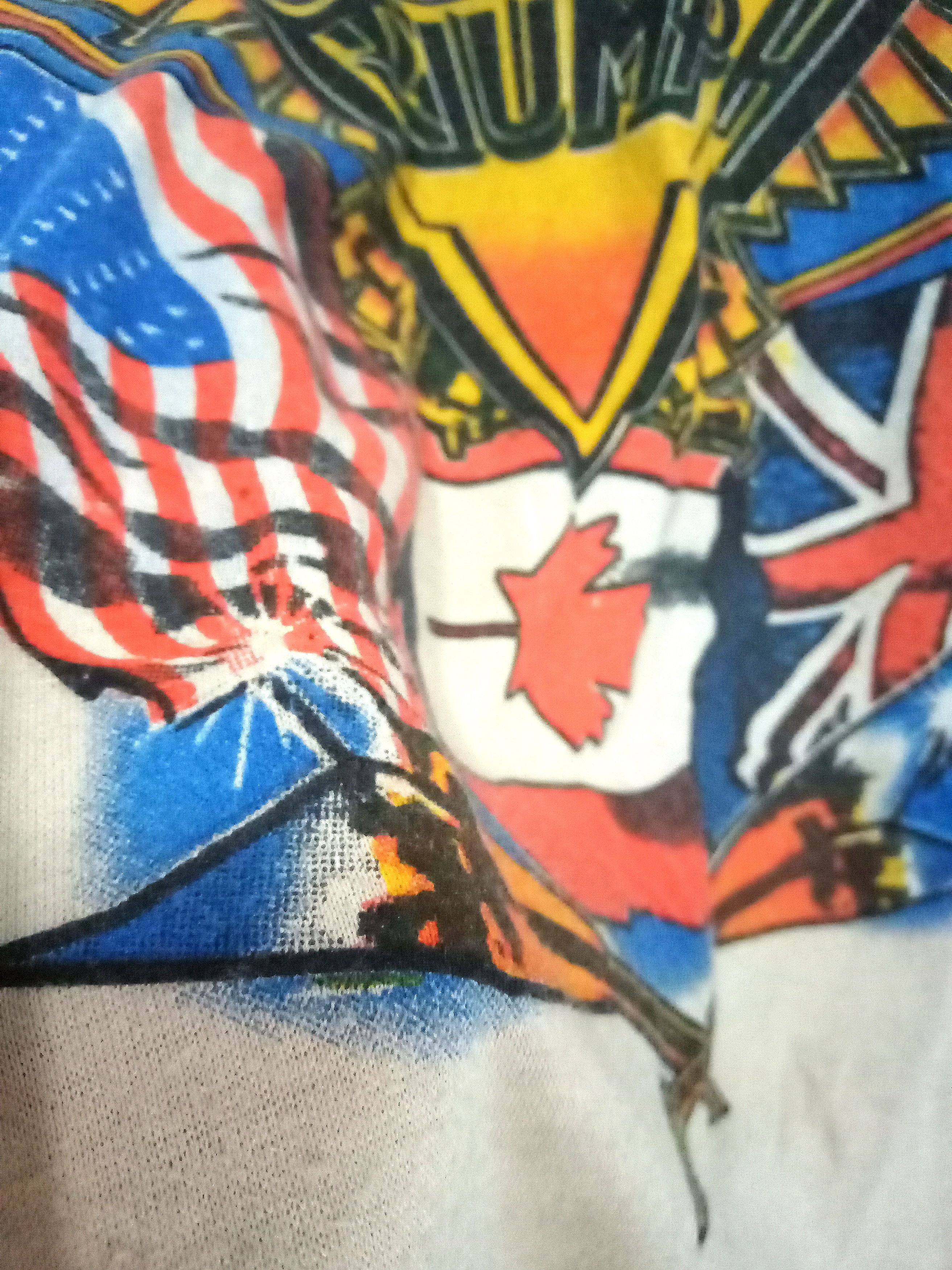 Band Tees Vintage 80s Triumph Never Surrender 1983 Camouflage rockwea Size US M / EU 48-50 / 2 - 5 Thumbnail