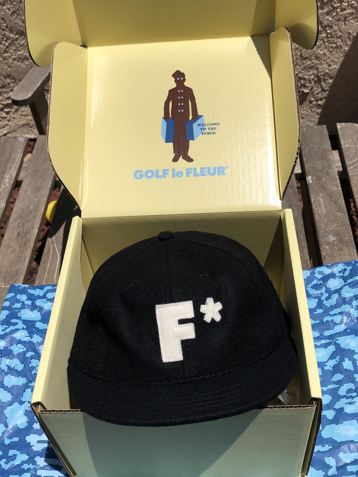 帽子 golf le fleur CAP 7 3/8 Golf le Fleur × Tyler The Creator Golf le Fleur F Fitted Cap