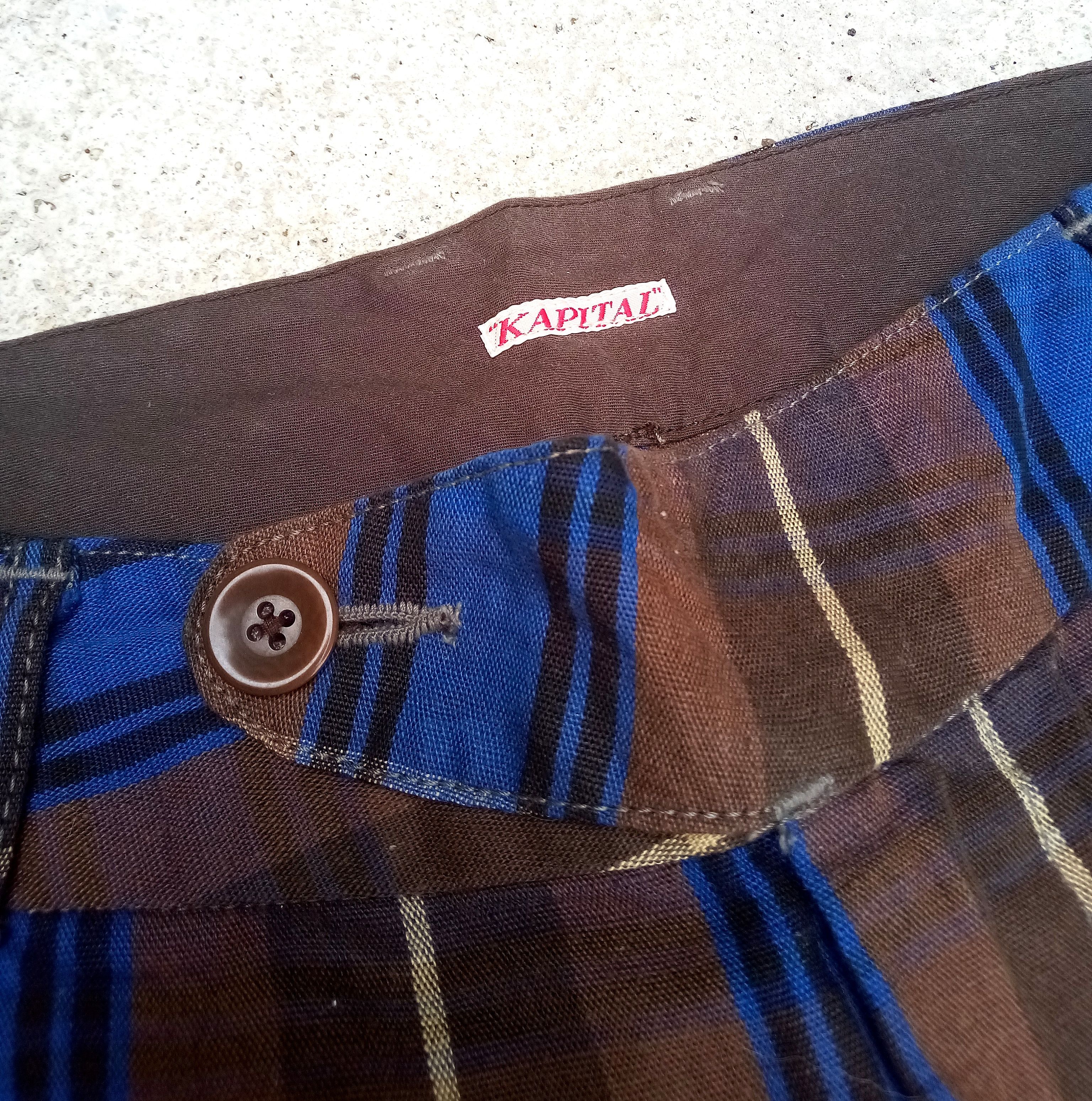image of Kapital Short Pant Japanese Fashion Street 90's in Plaid, Men's (Size 34)