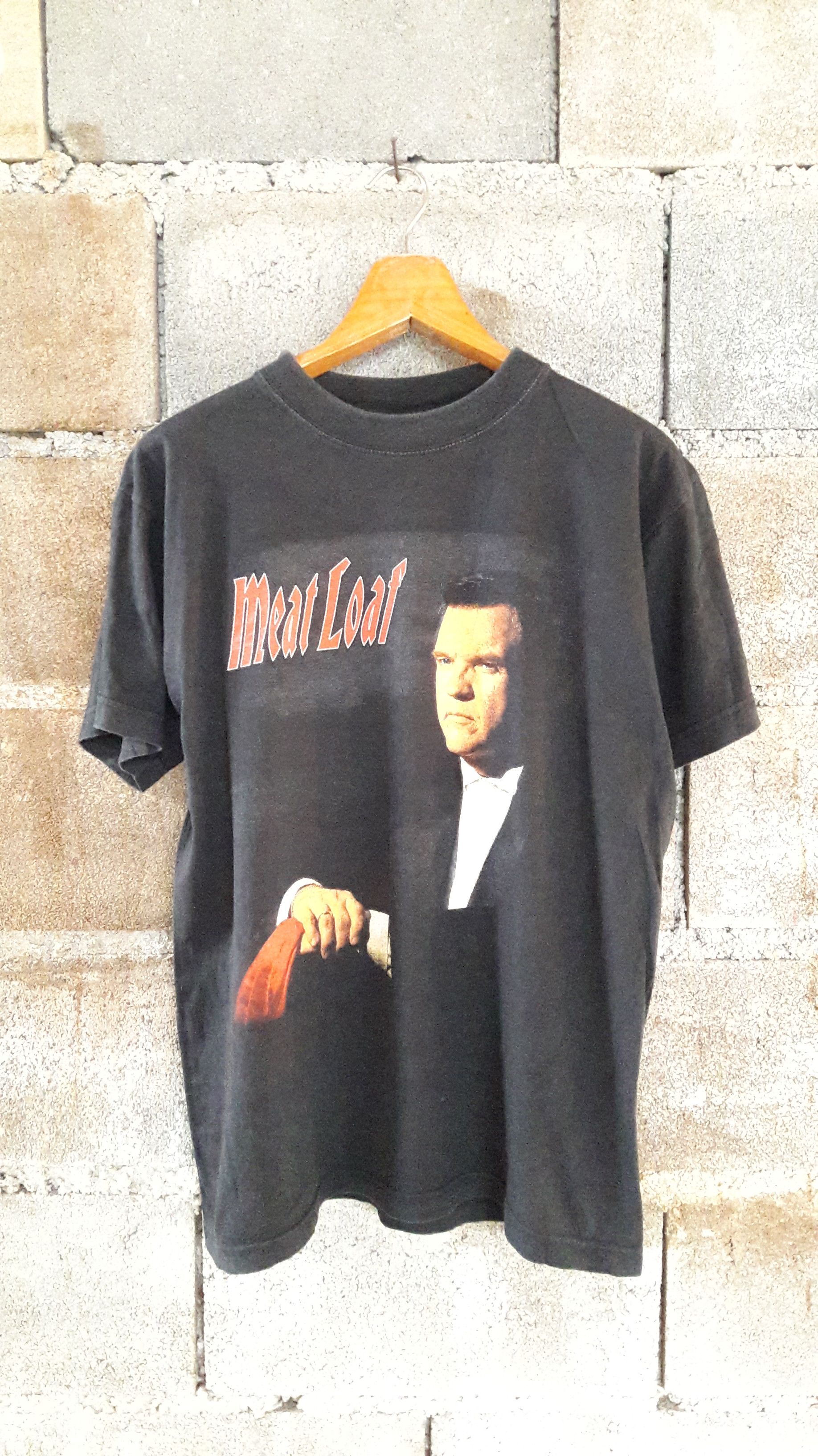 Vintage 90s Meatloaf Band Tour Europe 1999 James Bond