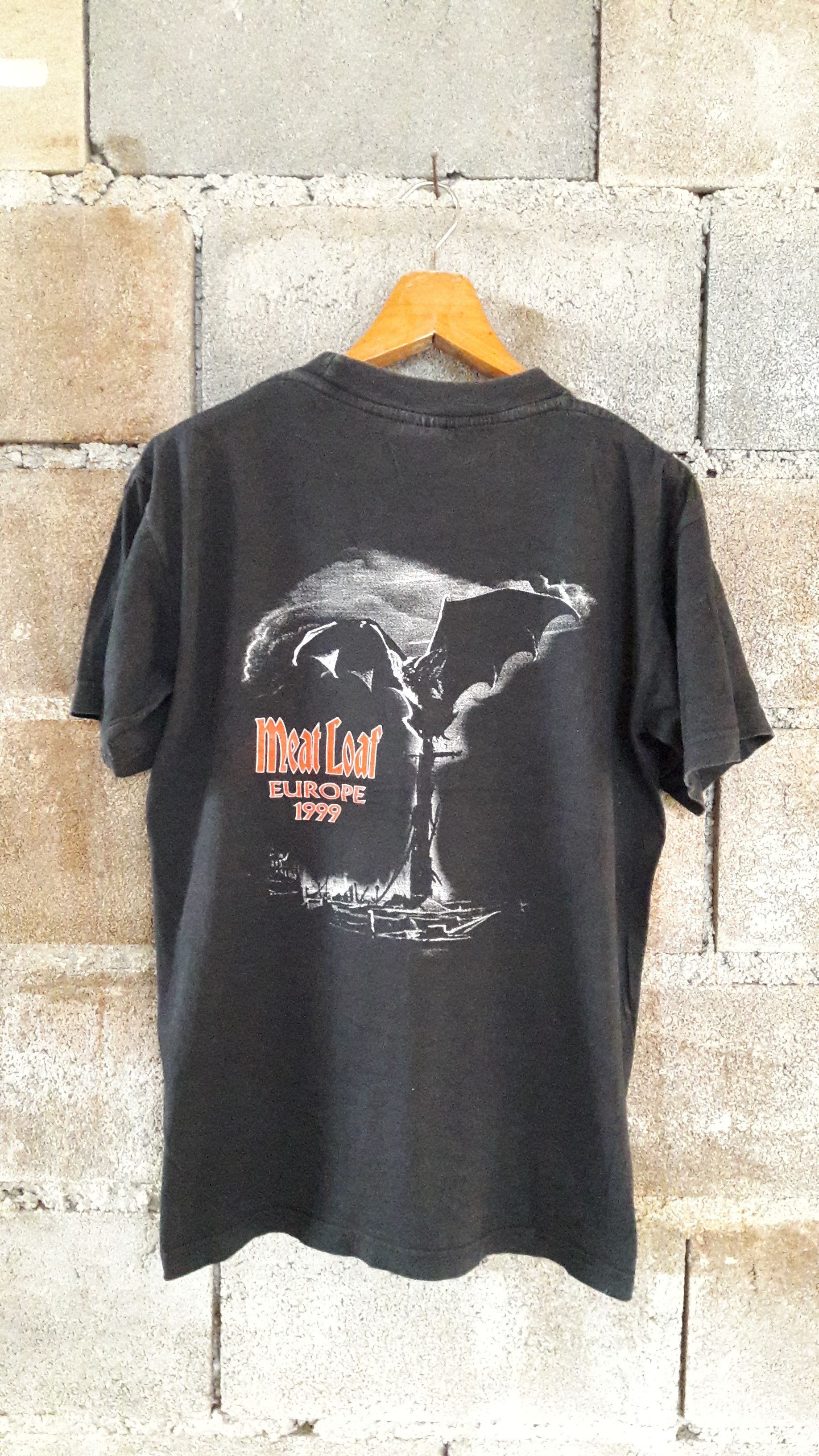 Band Tees Vintage 90s Meatloaf Band Tour Europe 1999 James Bond Size US M / EU 48-50 / 2 - 2 Thumbnail