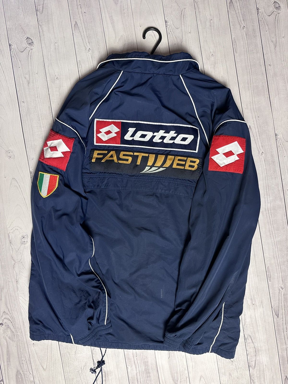 Vintage Juventus lotto soccer track jacket size XXL
