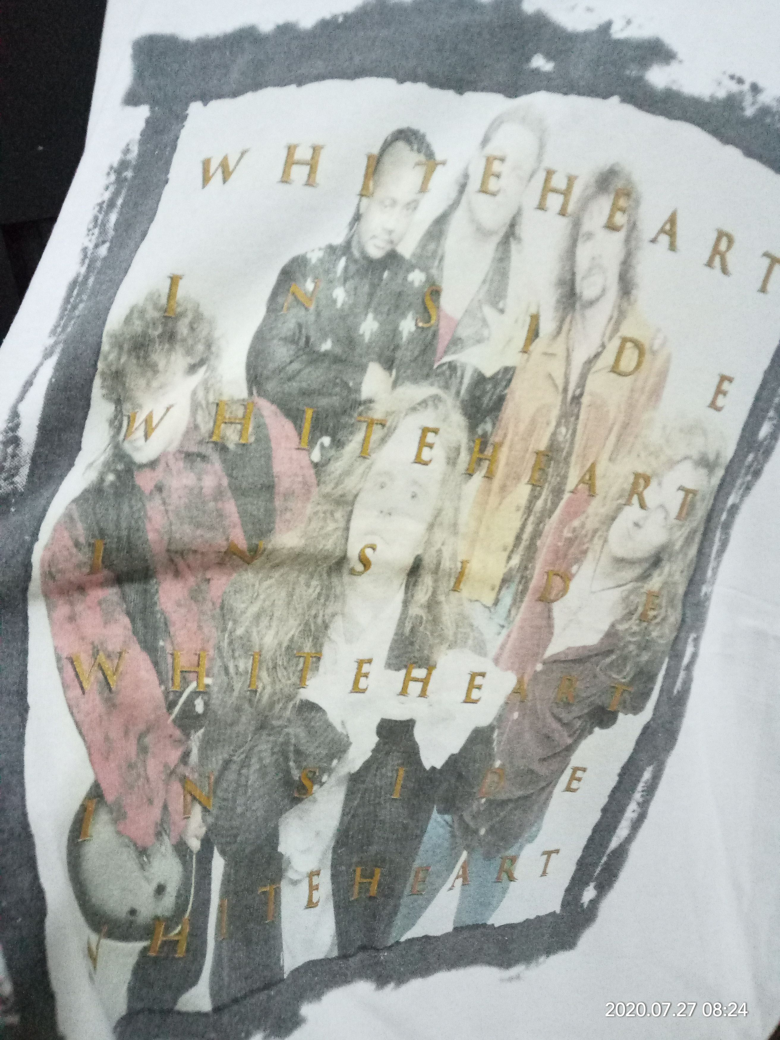 Band Tees Vintage 90s White Heart Musical Band Tour Us Size US XL / EU 56 / 4 - 2 Thumbnail