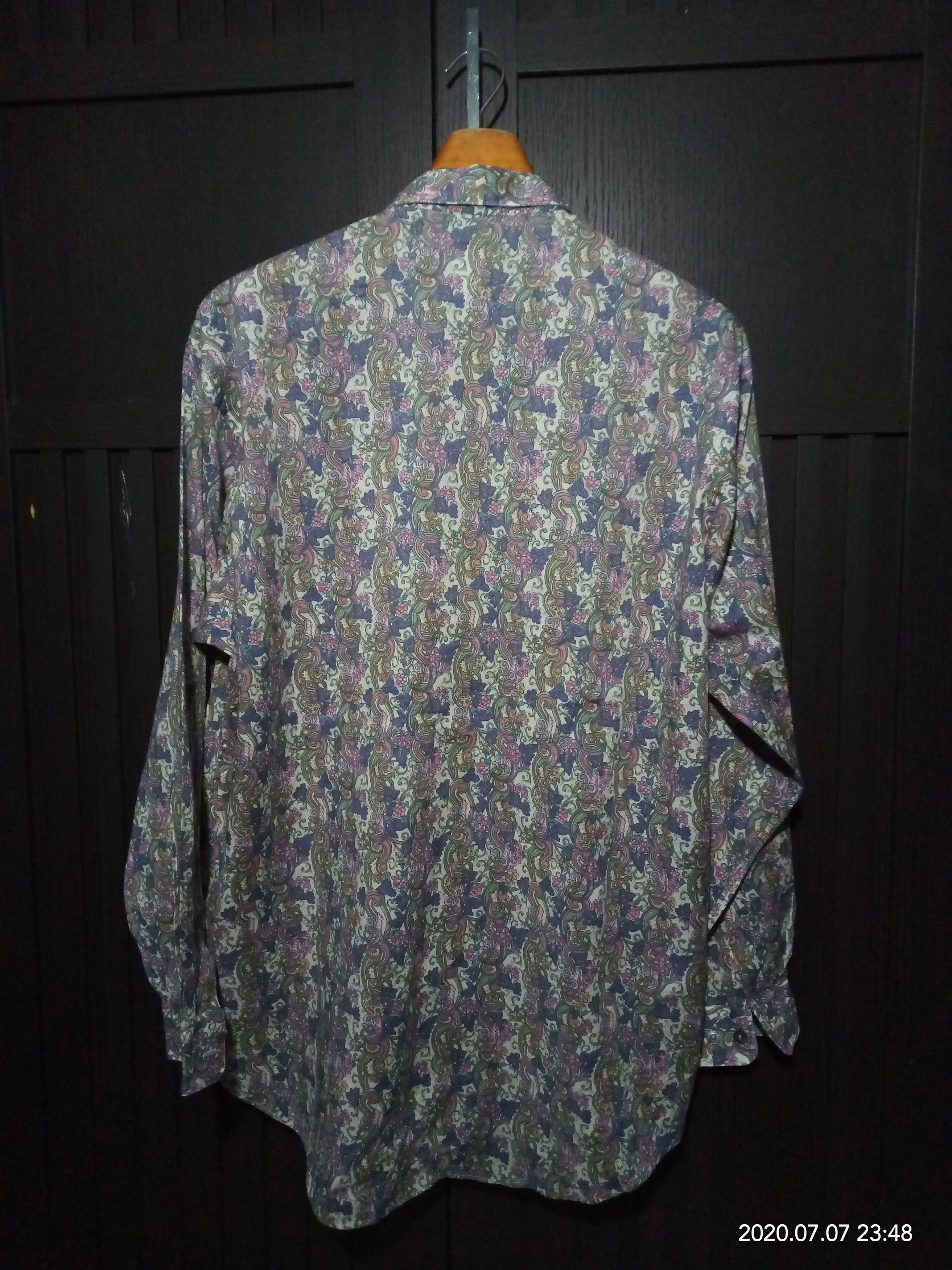 If Six Was Nine Vintage Nina Ricci Paisley Menswear shirt fashion Size US L / EU 52-54 / 3 - 6 Thumbnail
