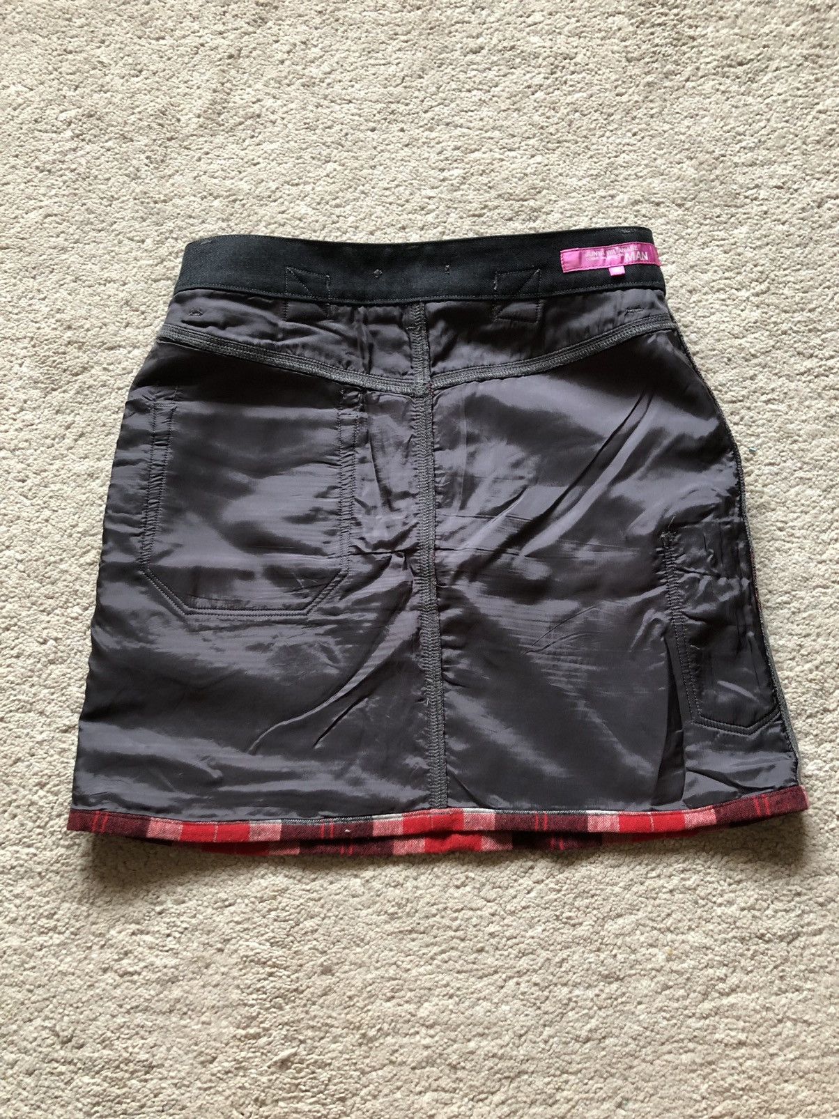Comme des Garcons Homme Plus SS2012 Junya Watanabe CDG Red Tartan Skirt Size 28" / US 6 / IT 42 - 9 Thumbnail