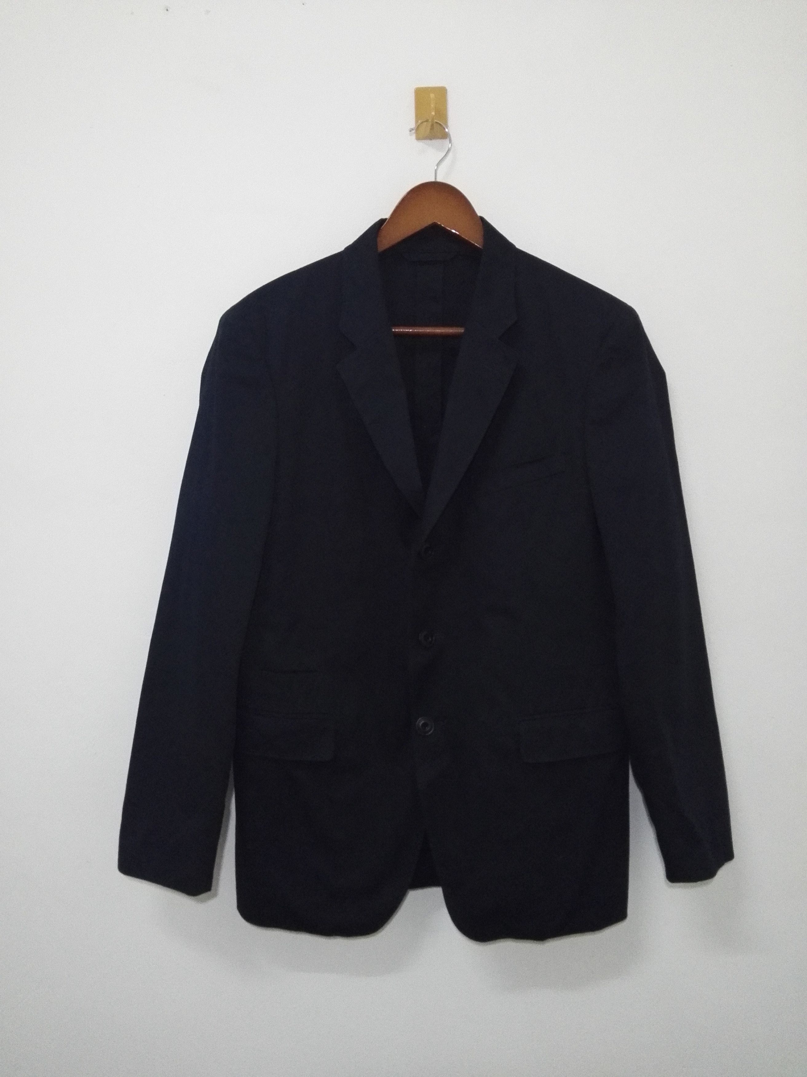 Lemaire Lemaire x Uniqlo Blue Black Jacket Coat 4 Size US M / EU 48-50 / 2 - 1 Thumbnail