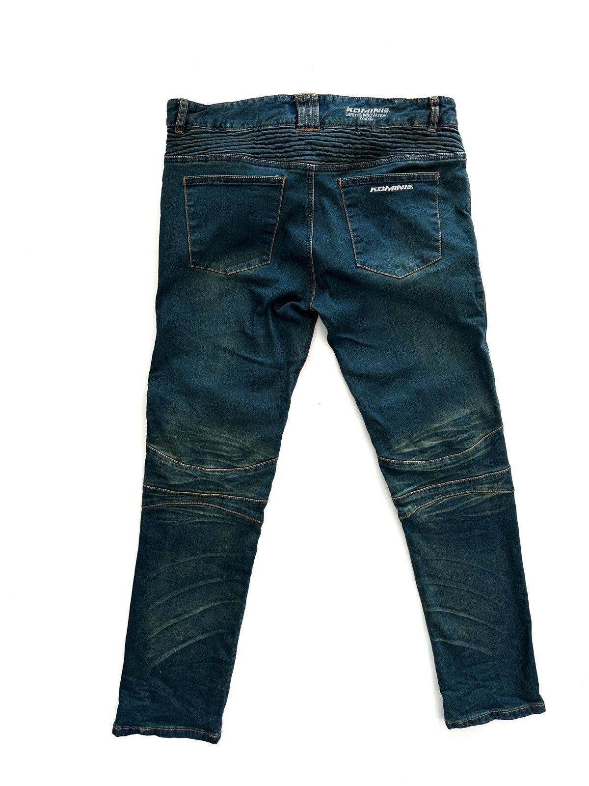 Japanese Brand Vintage Komine Biker Denim Jeans Tokyo Size US 34 / EU 50 - 6 Thumbnail