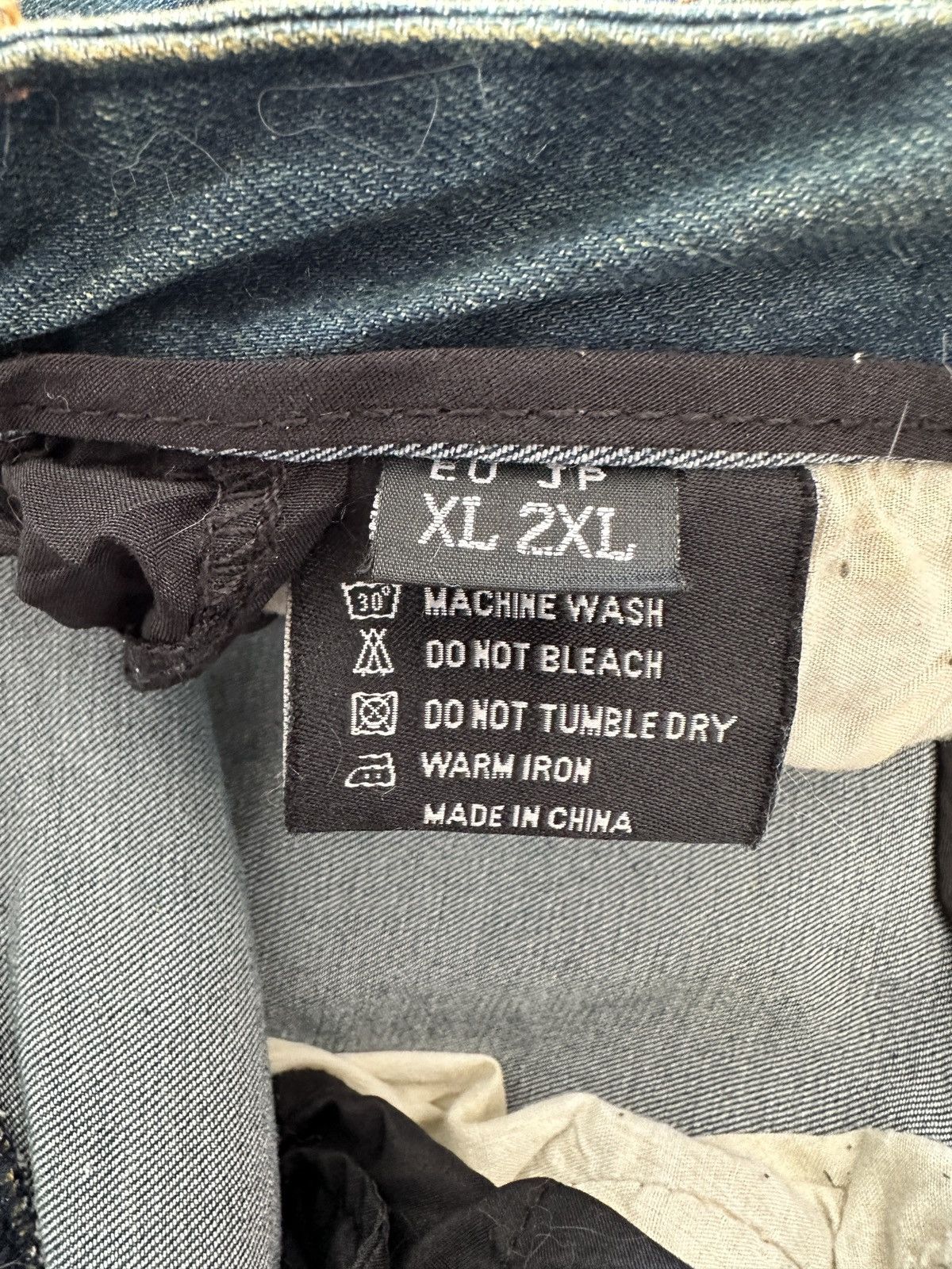 Japanese Brand Vintage Komine Biker Denim Jeans Tokyo Size US 34 / EU 50 - 5 Thumbnail