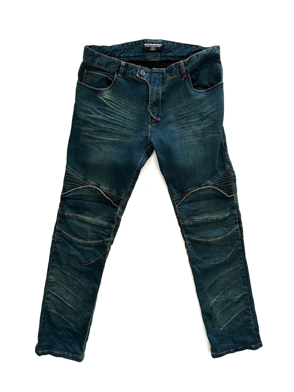 Japanese Brand Vintage Komine Biker Denim Jeans Tokyo Size US 34 / EU 50 - 1 Thumbnail