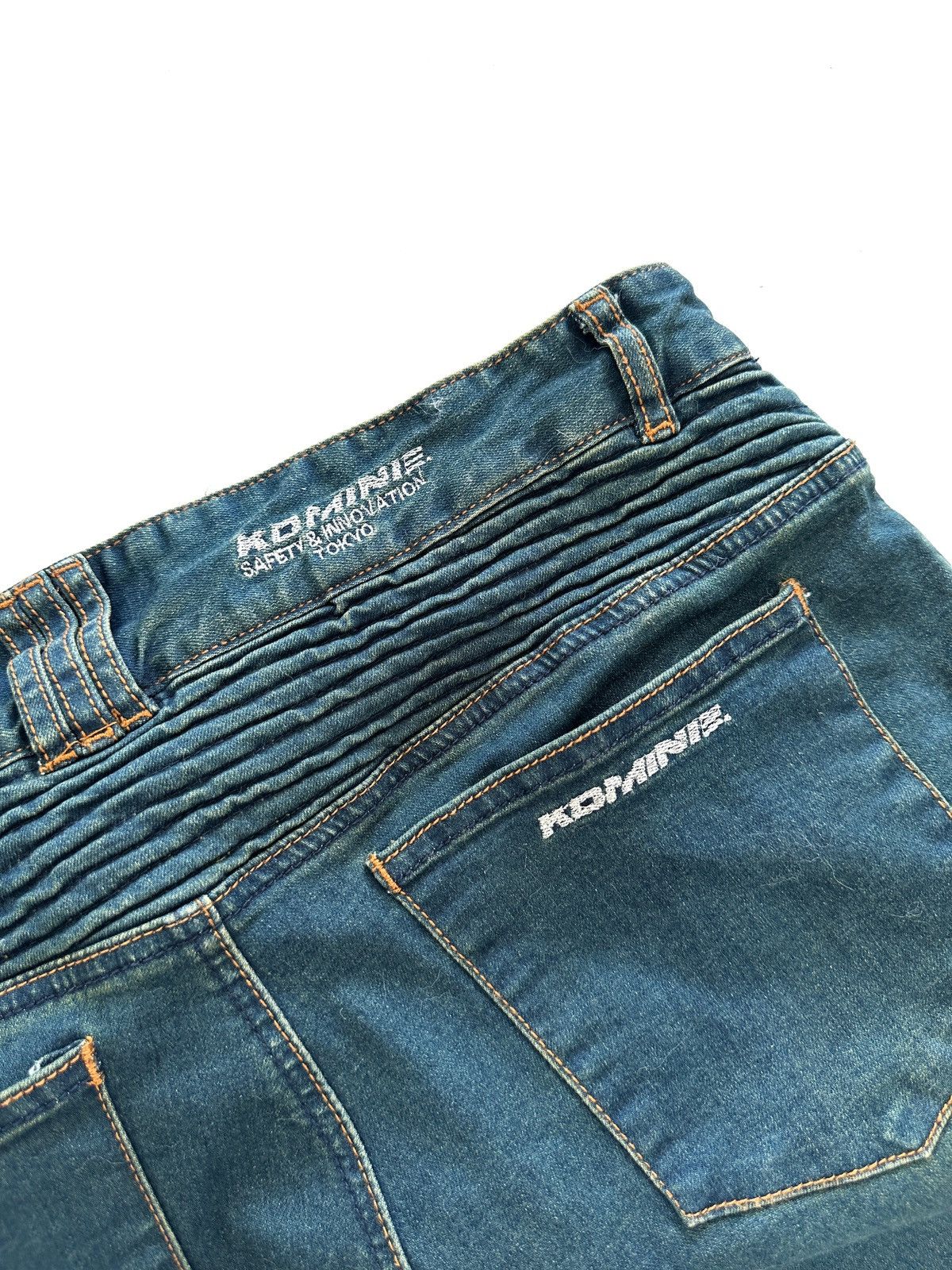 Japanese Brand Vintage Komine Biker Denim Jeans Tokyo Size US 34 / EU 50 - 8 Thumbnail