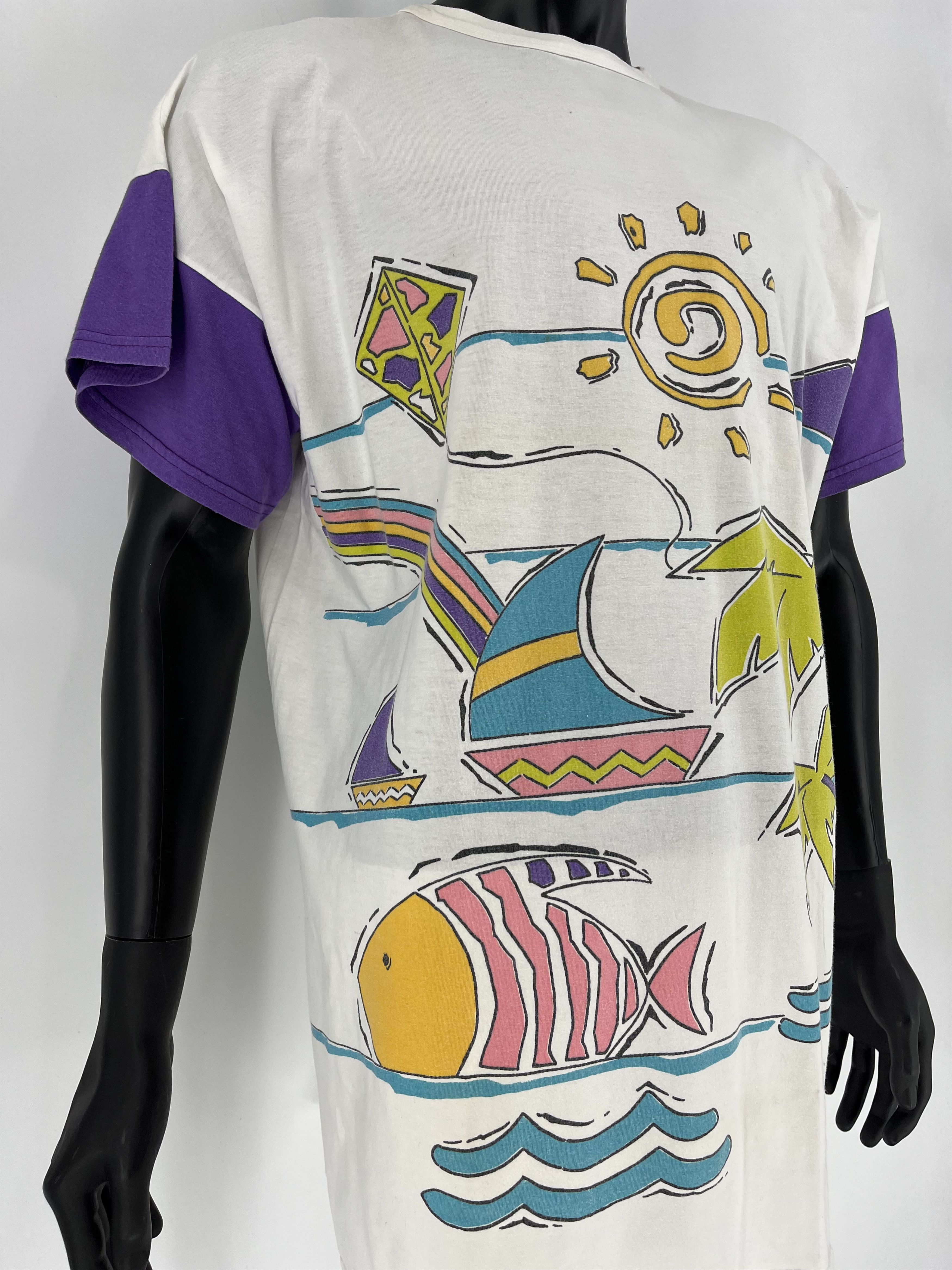 Vintage Vintage 90s Graphic Tee Summer Tshirt Y2k Style Size US XL / EU 56 / 4 - 7 Thumbnail