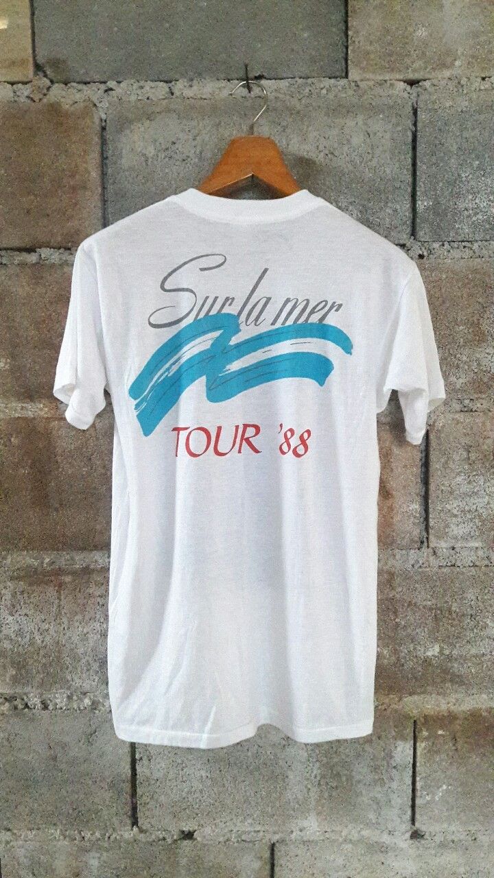 Band Tees Vintage Moody Blues 1988 Thin Almost Deadstock Tour Tshirts Size US M / EU 48-50 / 2 - 2 Thumbnail