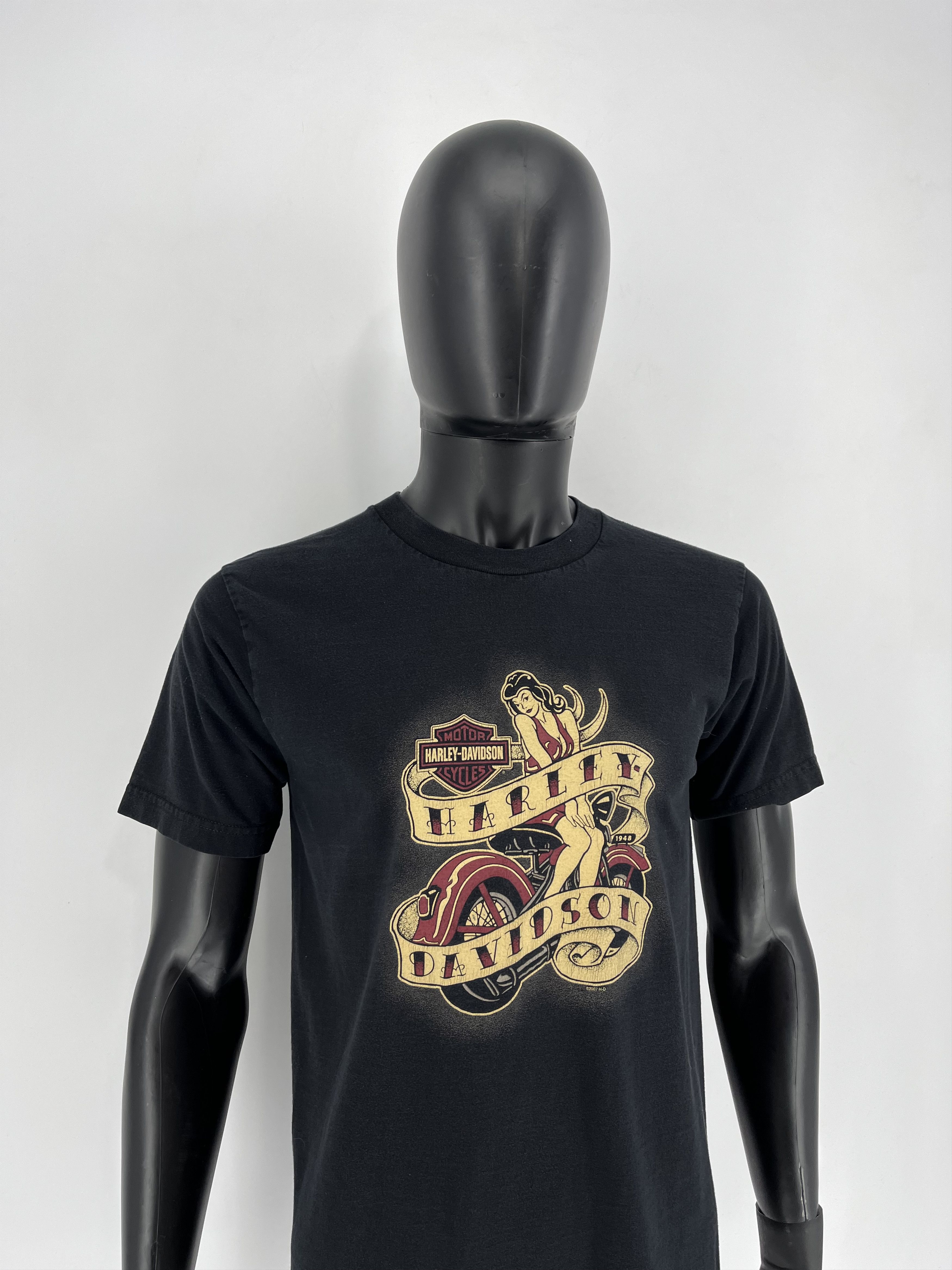 Harley Davidson × Vintage Vintage 00s Harley Davidson "Hamburg" T-shirt Streetwear Size US M / EU 48-50 / 2 - 3 Thumbnail