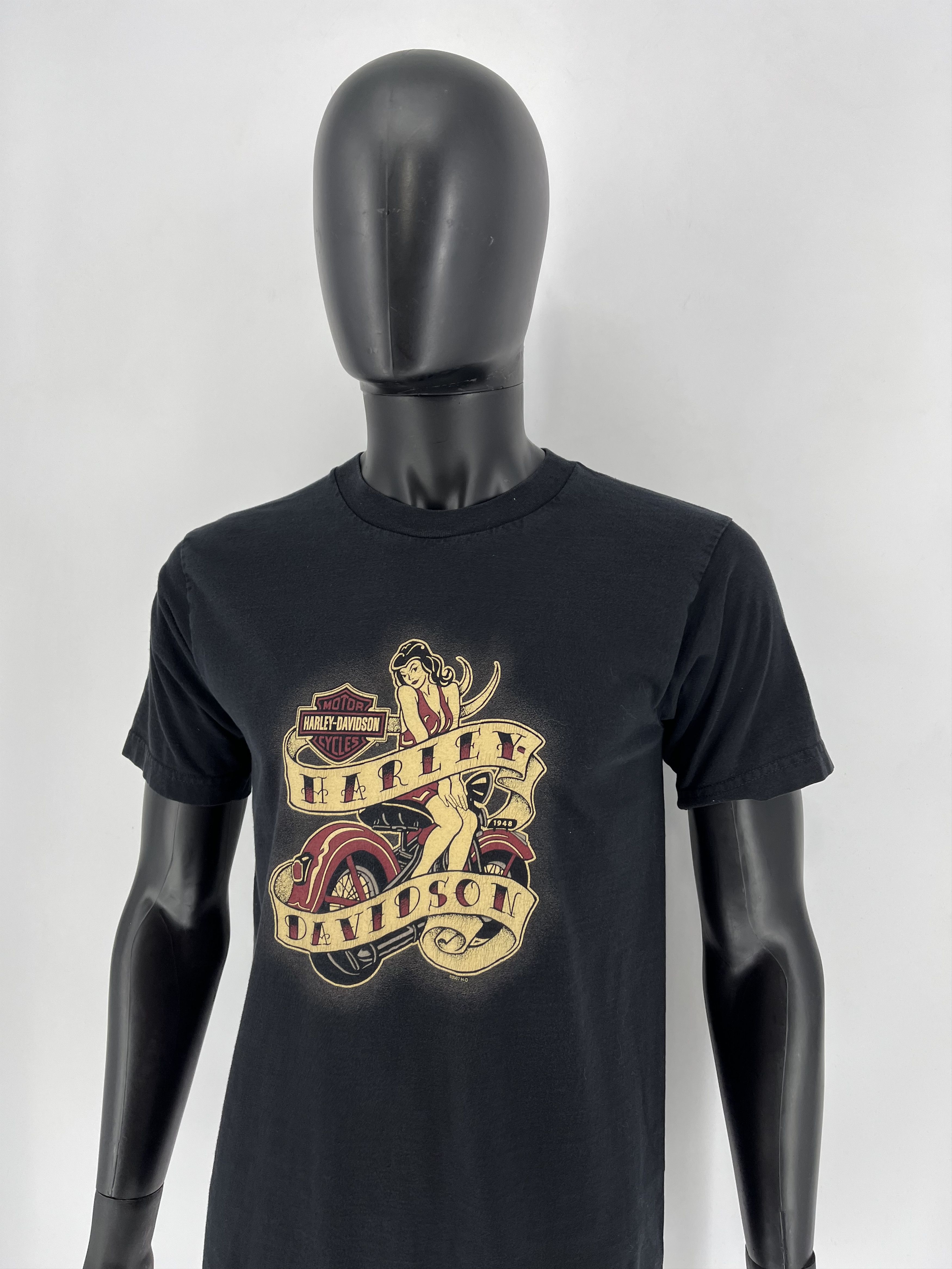 Harley Davidson × Vintage Vintage 00s Harley Davidson "Hamburg" T-shirt Streetwear Size US M / EU 48-50 / 2 - 4 Thumbnail