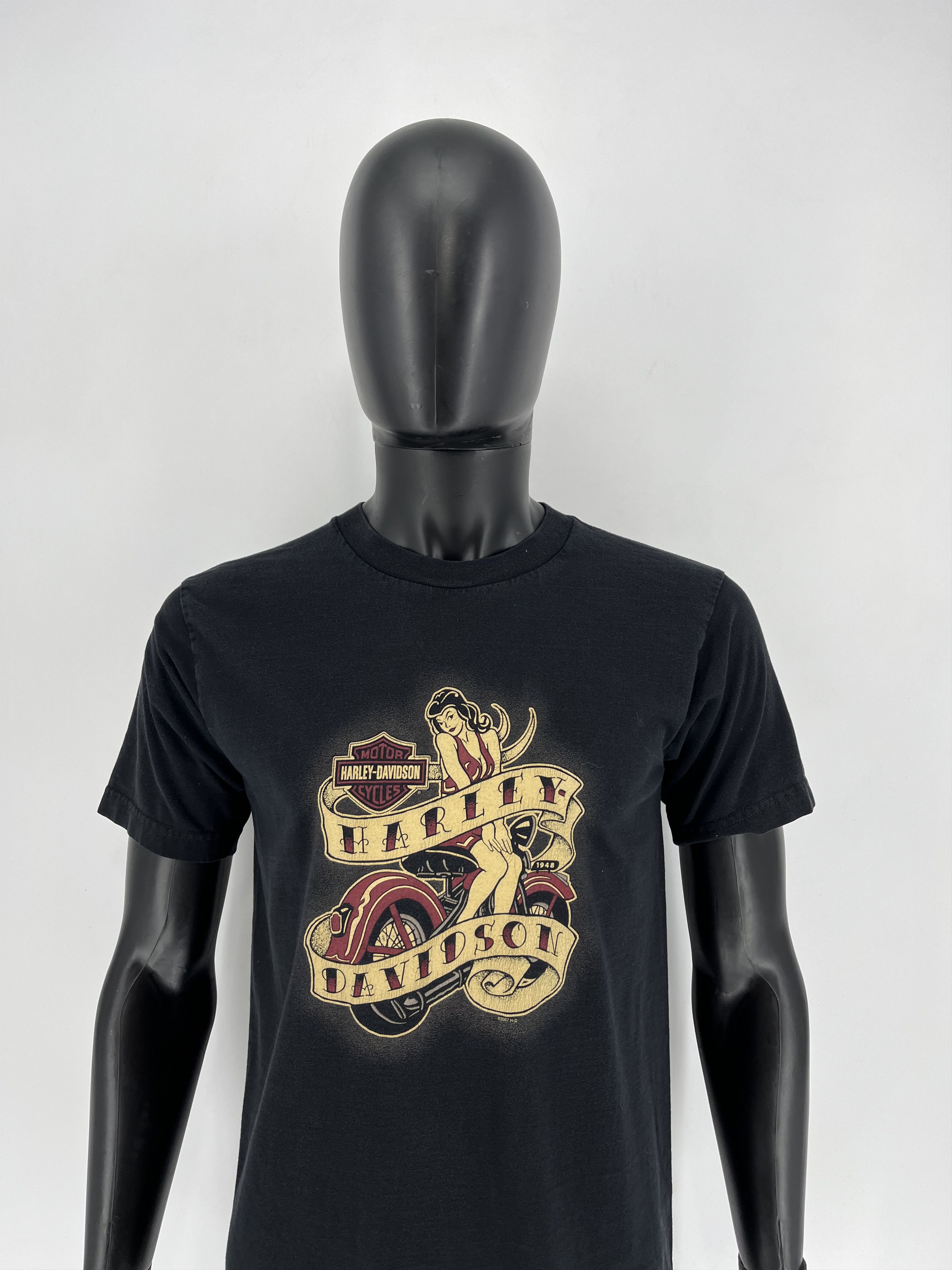 Harley Davidson × Vintage Vintage 00s Harley Davidson "Hamburg" T-shirt Streetwear Size US M / EU 48-50 / 2 - 1 Thumbnail