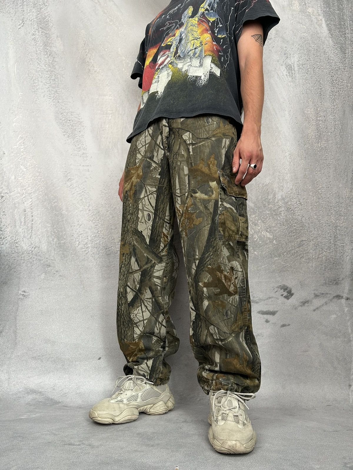 Japanese Brand Vintage Real Tree Cargo Pants Military Japanese Rare Hype Size US 32 / EU 48 - 1 Thumbnail