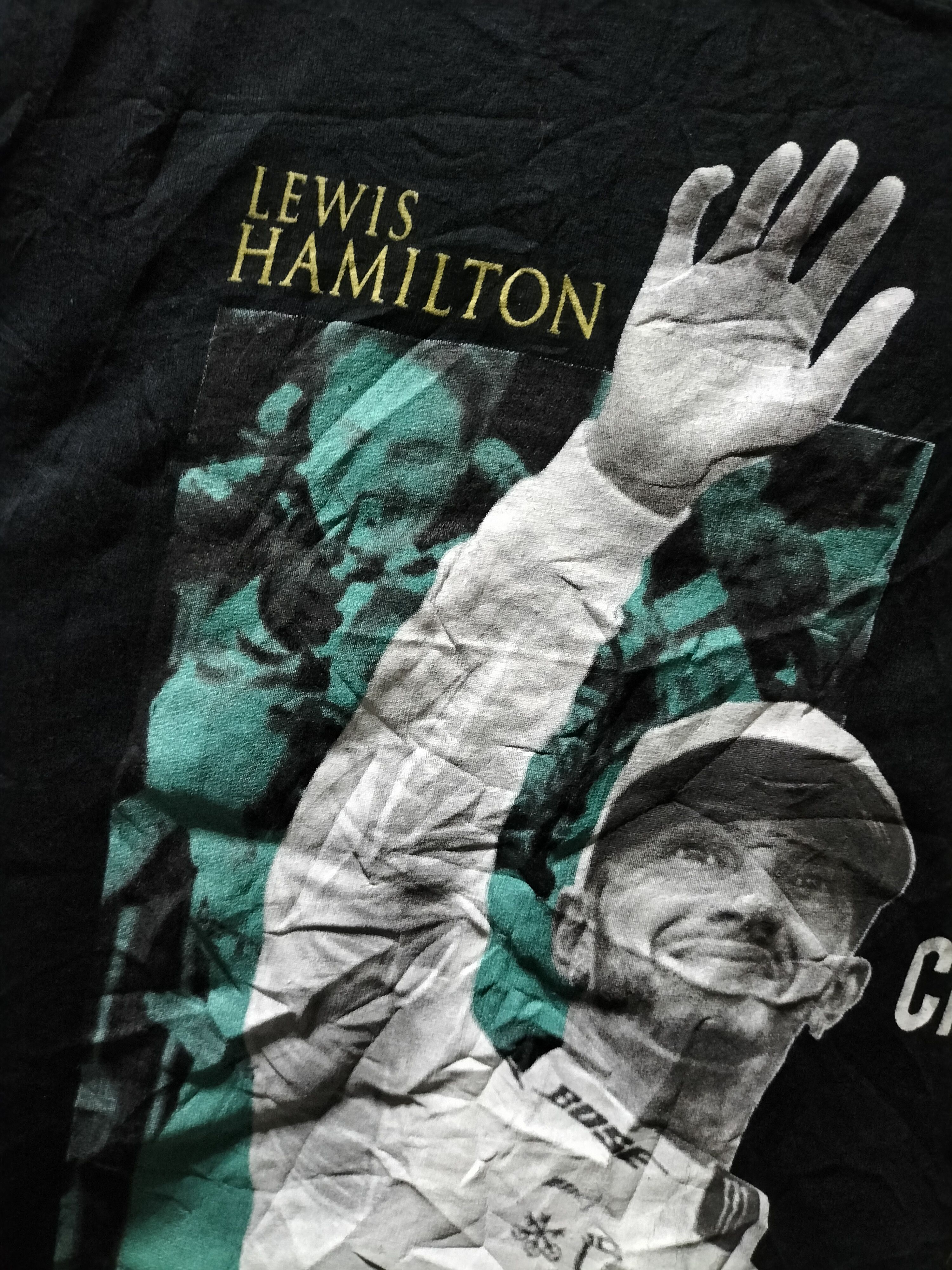 Vintage Lewis Hamilton Formula 1 world Champion 2017 collection tees Size US XL / EU 56 / 4 - 3 Thumbnail