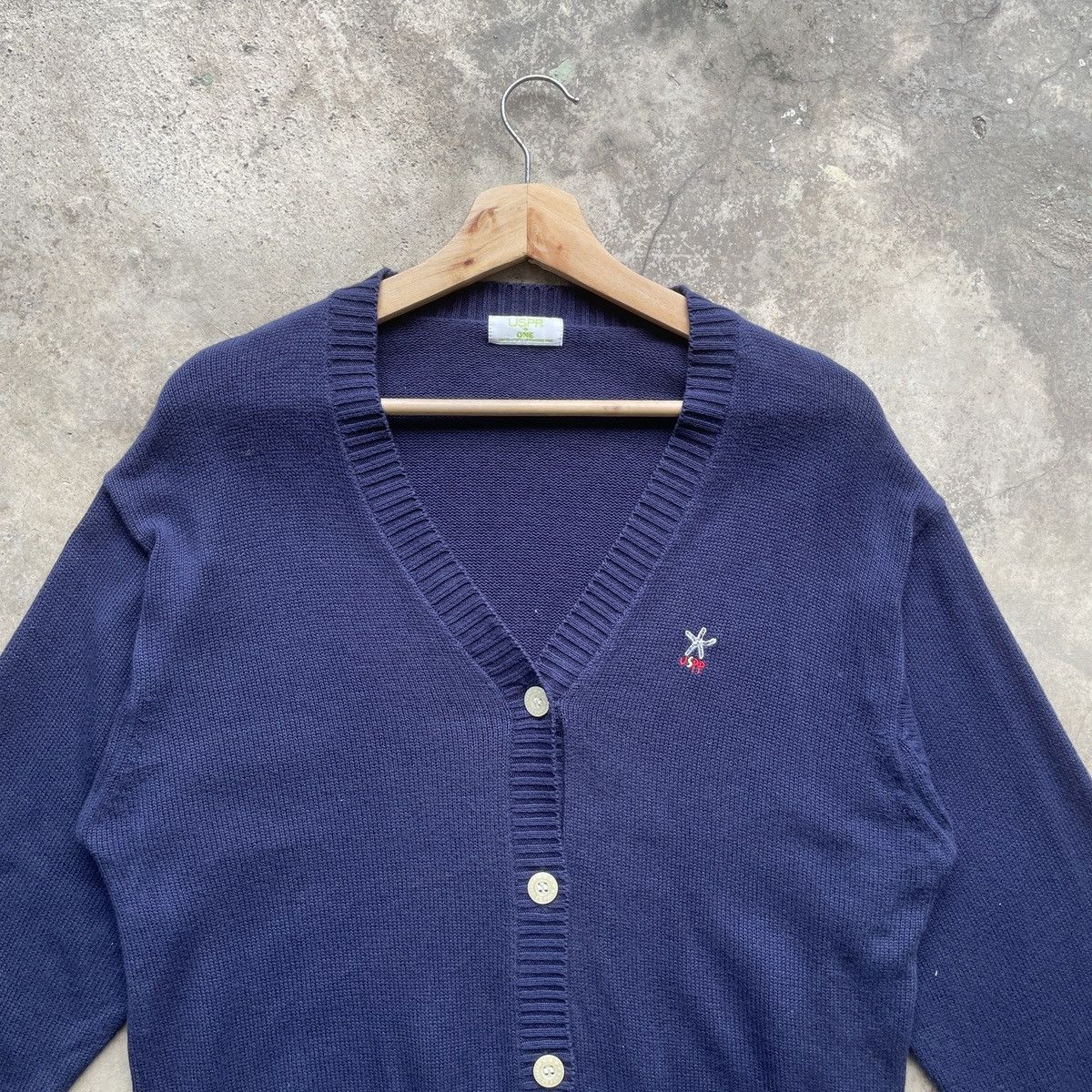 Japanese Brand Vintage USPP+ONE Kurt Cobain Style Cardigan Knitwear Size US M / EU 48-50 / 2 - 3 Thumbnail