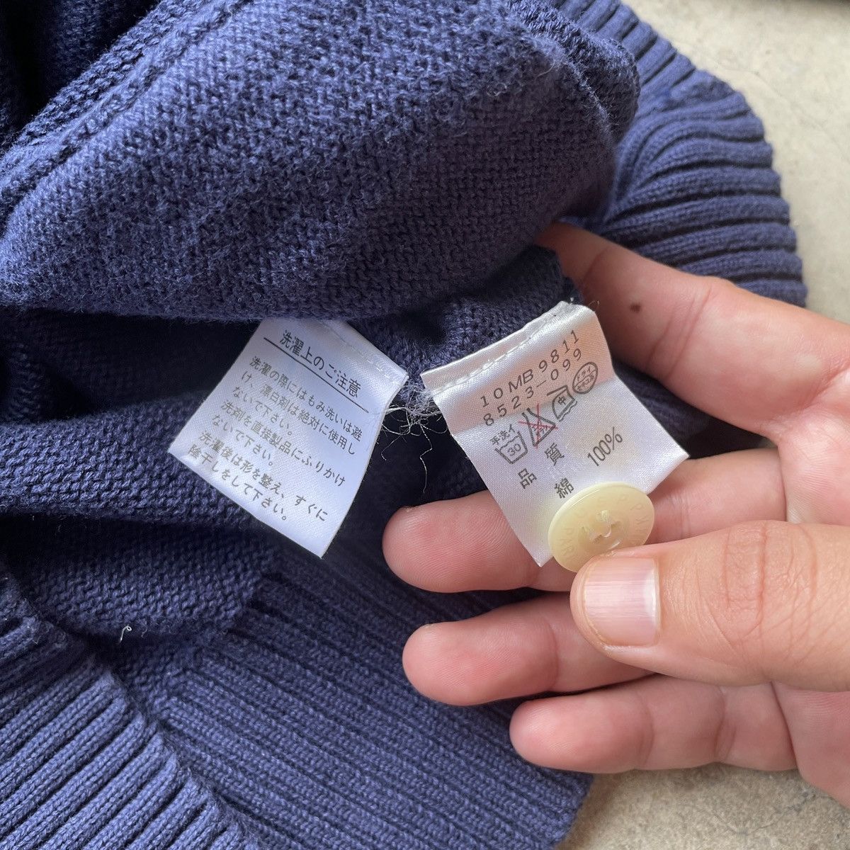 Japanese Brand Vintage USPP+ONE Kurt Cobain Style Cardigan Knitwear Size US M / EU 48-50 / 2 - 9 Thumbnail